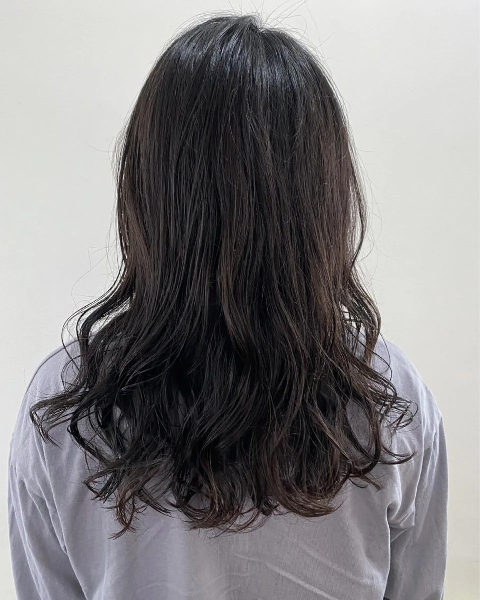 セミロング パーマ セミロングパーマ デジタルパーマ カット パーマ フラム所属・WATANABE MISAKIのヘアスタイル