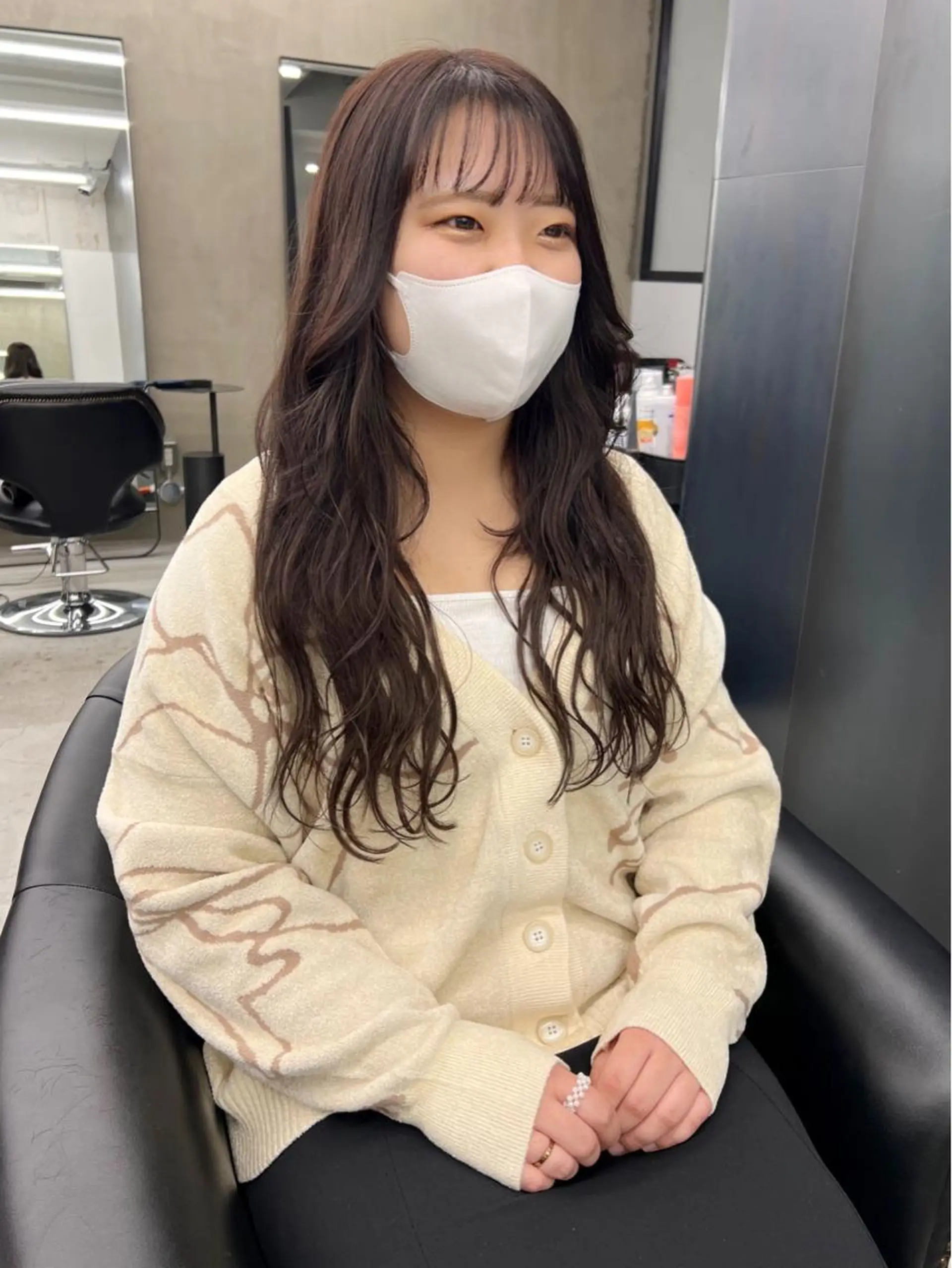ロング カラー エクステ カット ヘアカラー パーマ トリートメント kimika🥑 メンズ/髪質改善のヘアスタイル
