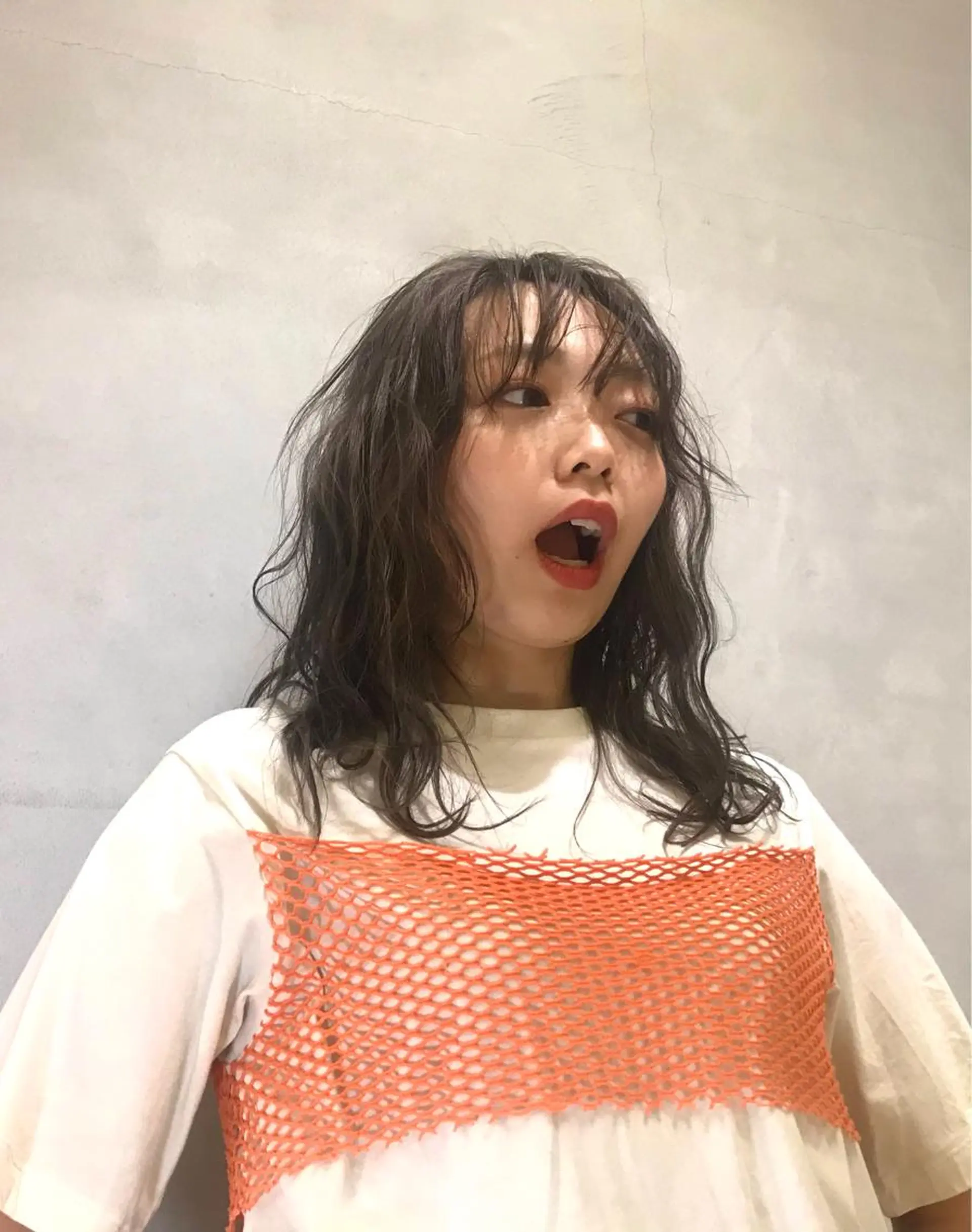 セミロング カラー ブリーチ/レイヤー 🌻Mutsumiのヘアスタイル