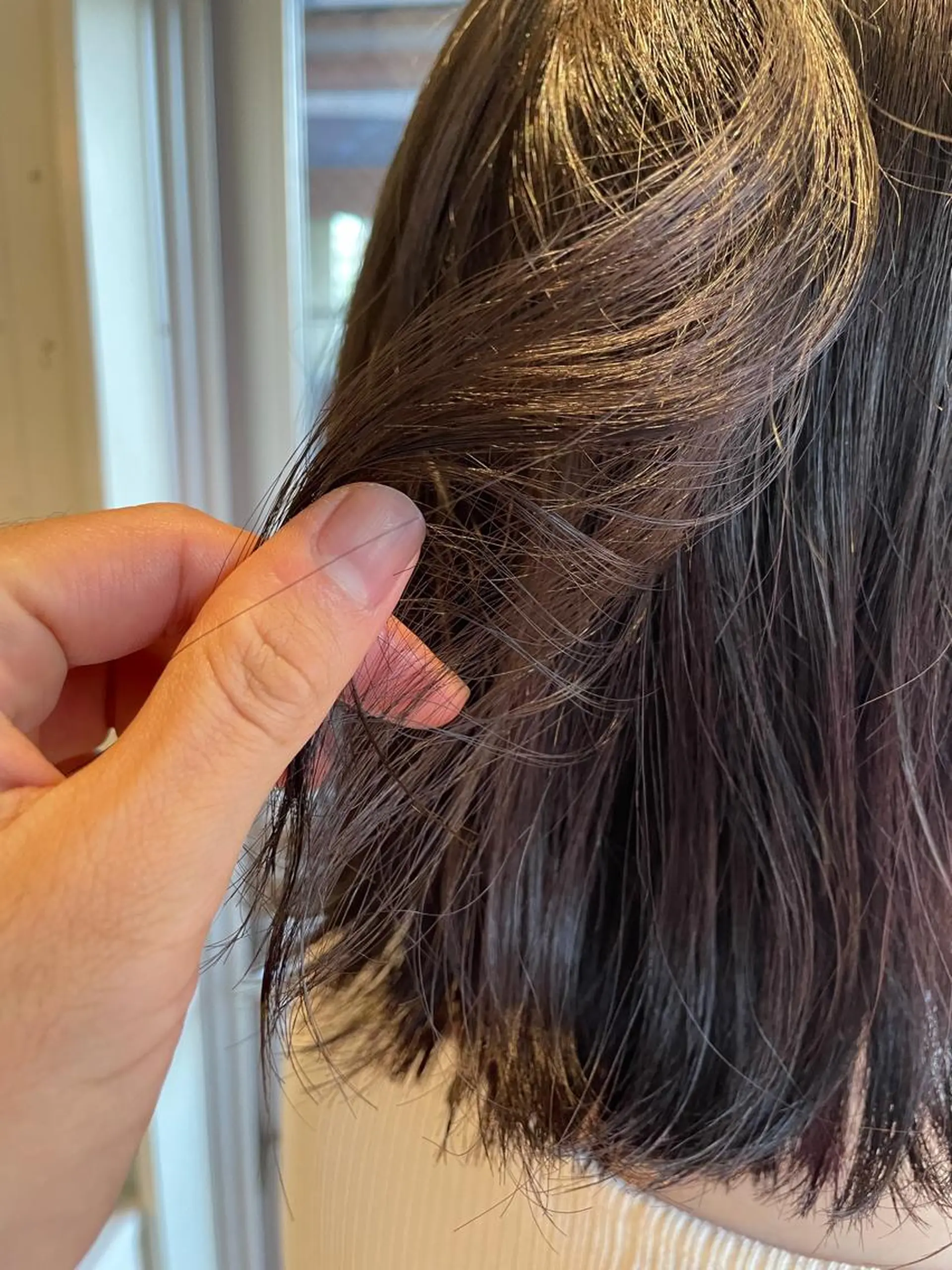 ミディアム アッシュ パープルカラー HUMAN練馬・豊島園所属・竹内 宏法のヘアスタイル