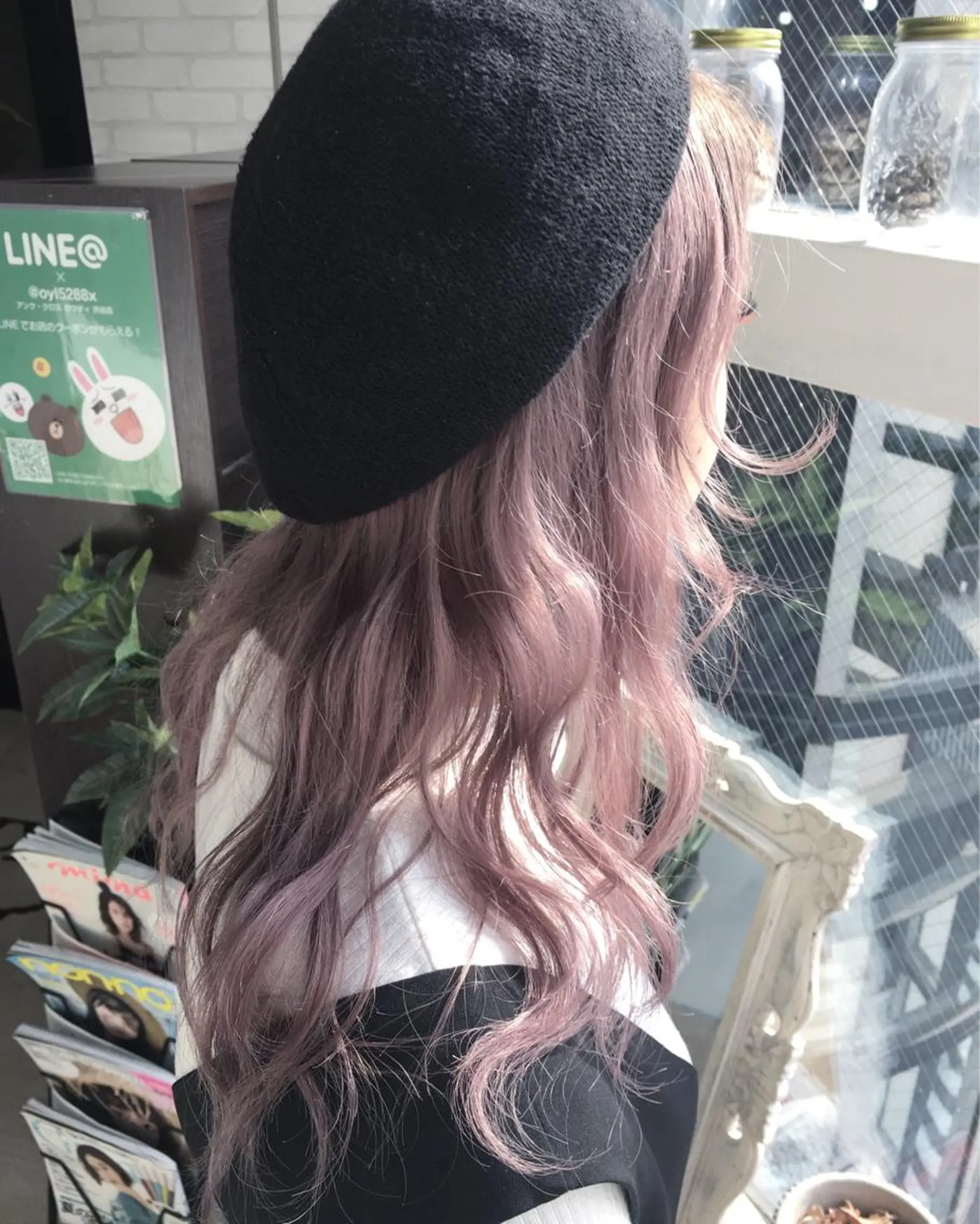 セミロング カラー エクステの神様 ▫️原島ユウヤ▫️のヘアスタイル