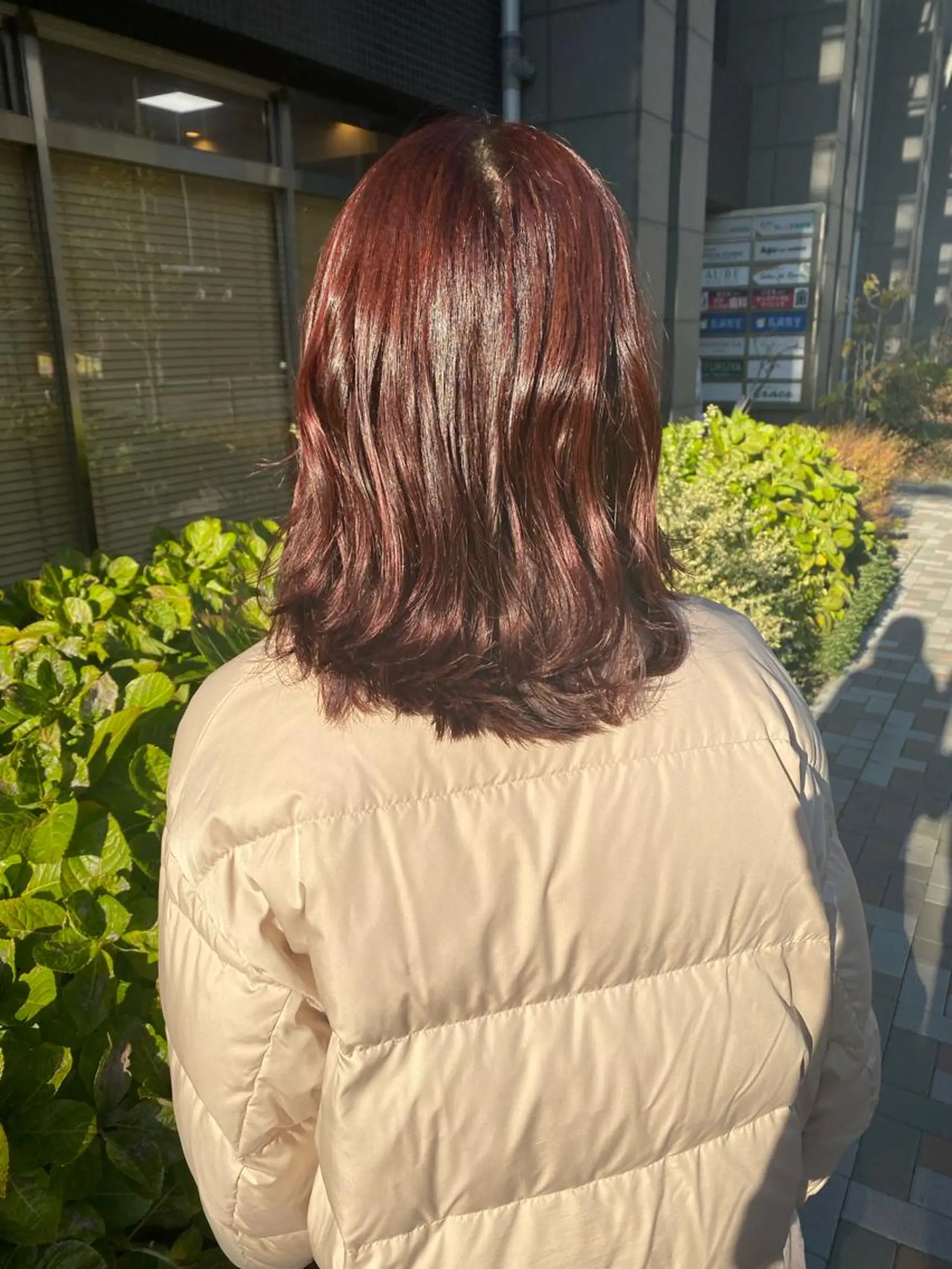 カラー ブラウンカラー ピンクカラー SOYONなんば店 ／韓国風のヘアスタイル