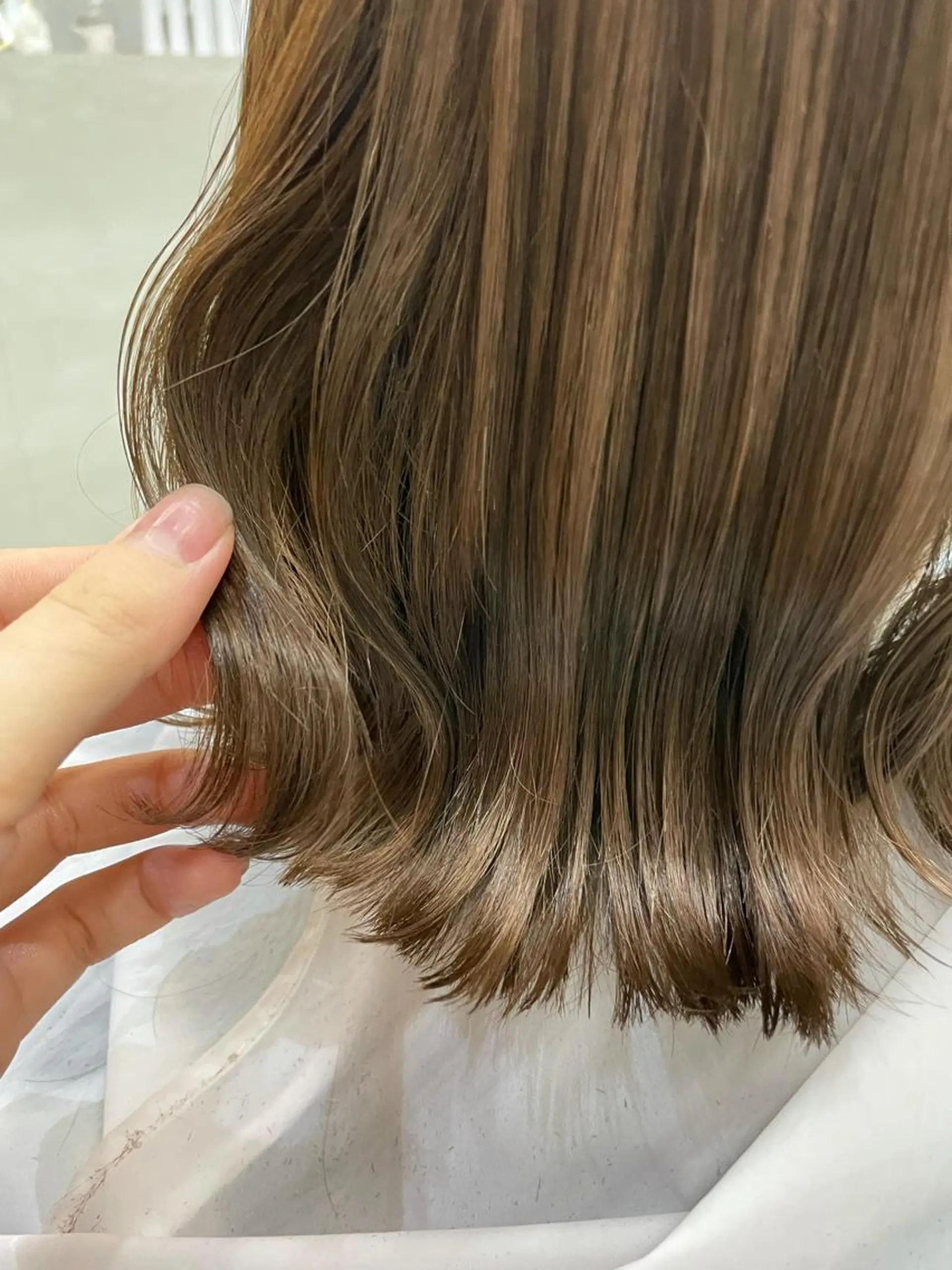 ミディアム カラー MUKU所属・fuka モデル募集のヘアスタイル