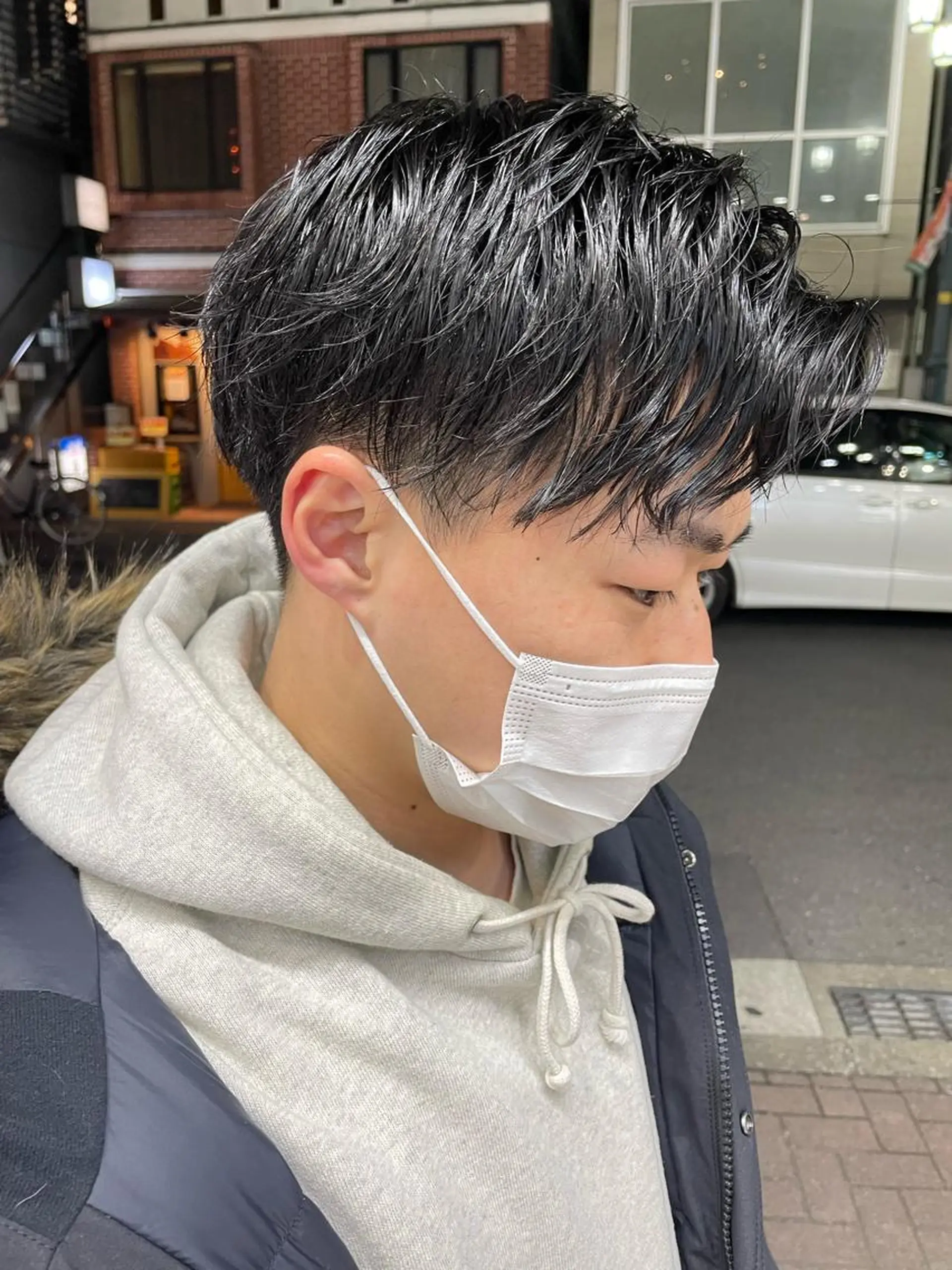 パーマ メンズ マッシュ メンズパーマ メンズツイストパーマ ツイストパーマ カット パーマ 韓国ヘア🦋 MIYUのヘアスタイル