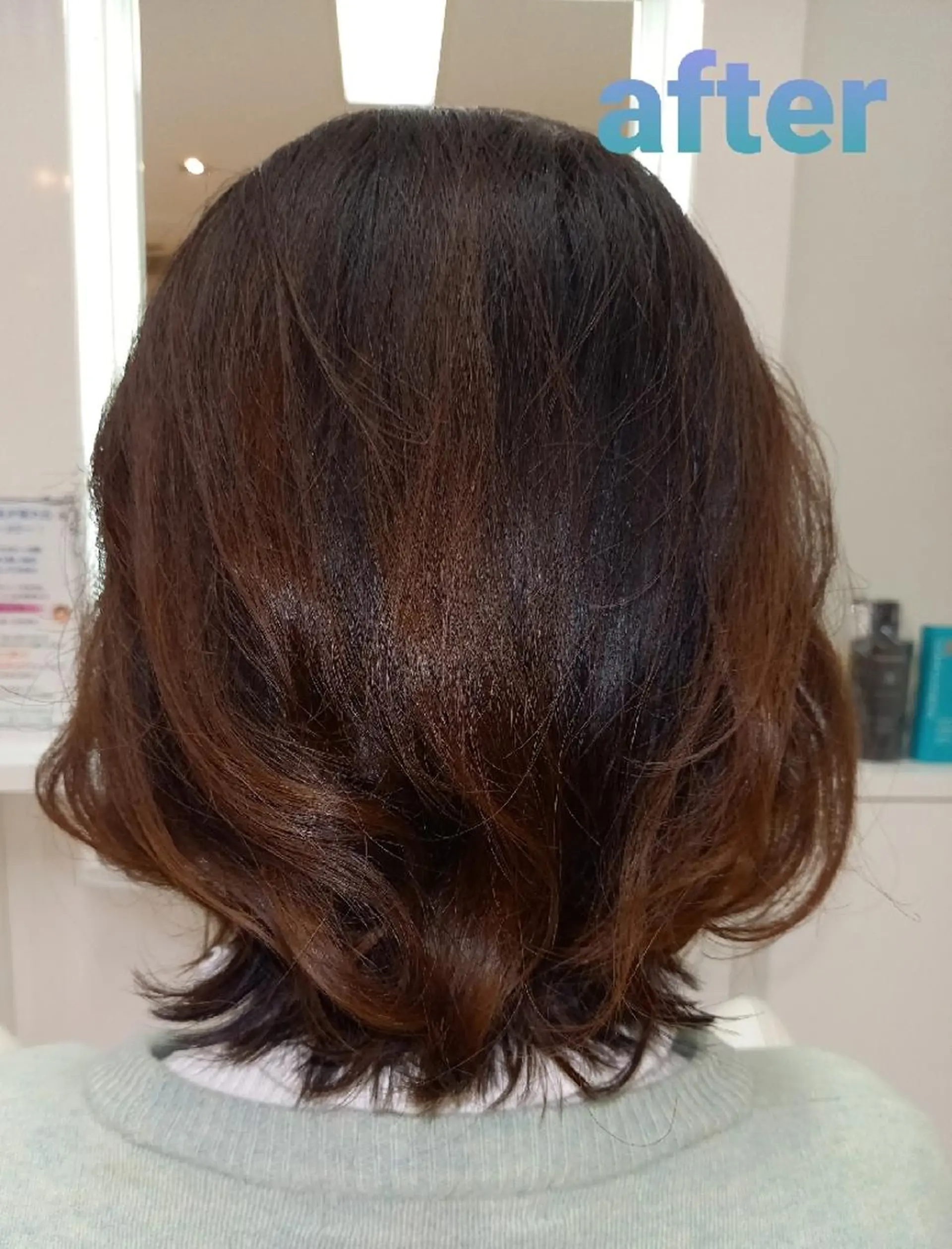 ミディアム パーマ fructueuxune所属・本木 之教のヘアスタイル