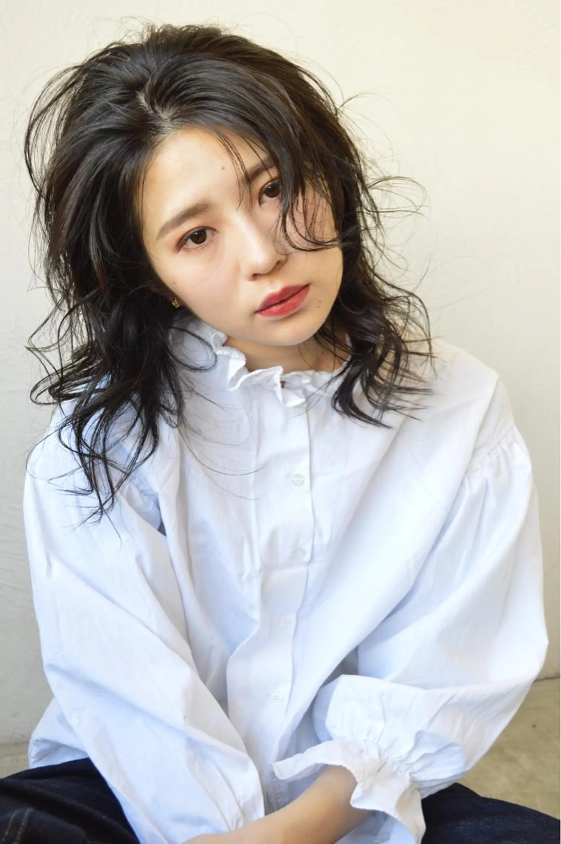 セミロング 【今だけブリーチ 限定価格💕】すみのヘアスタイル