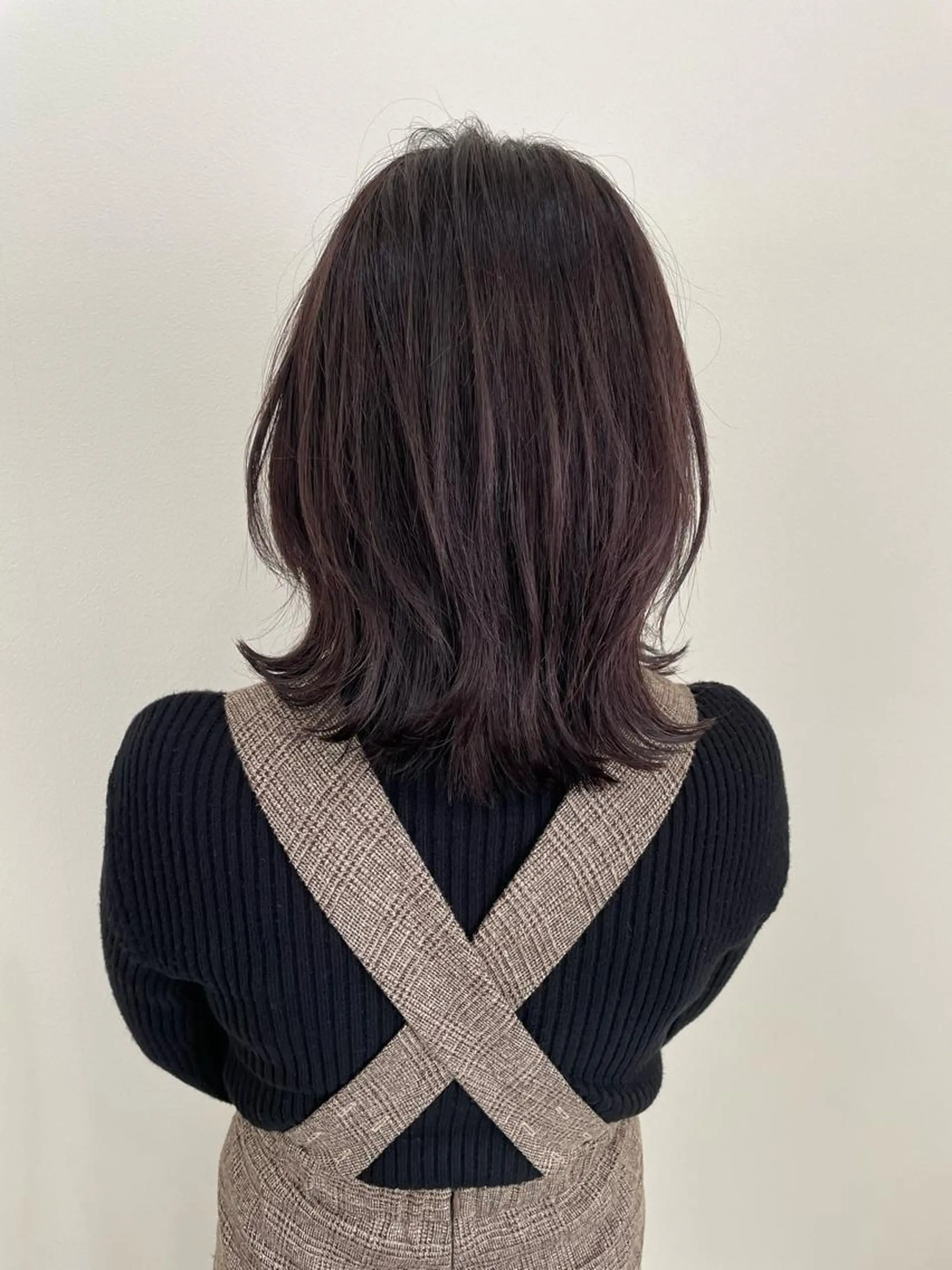ミディアム カラー ブリーチ グレージュ ラベンダーカラー ラベンダーグレージュ ラベンダーグレー カット ヘアカラー トリートメント 青山 早希🐾のヘアスタイル