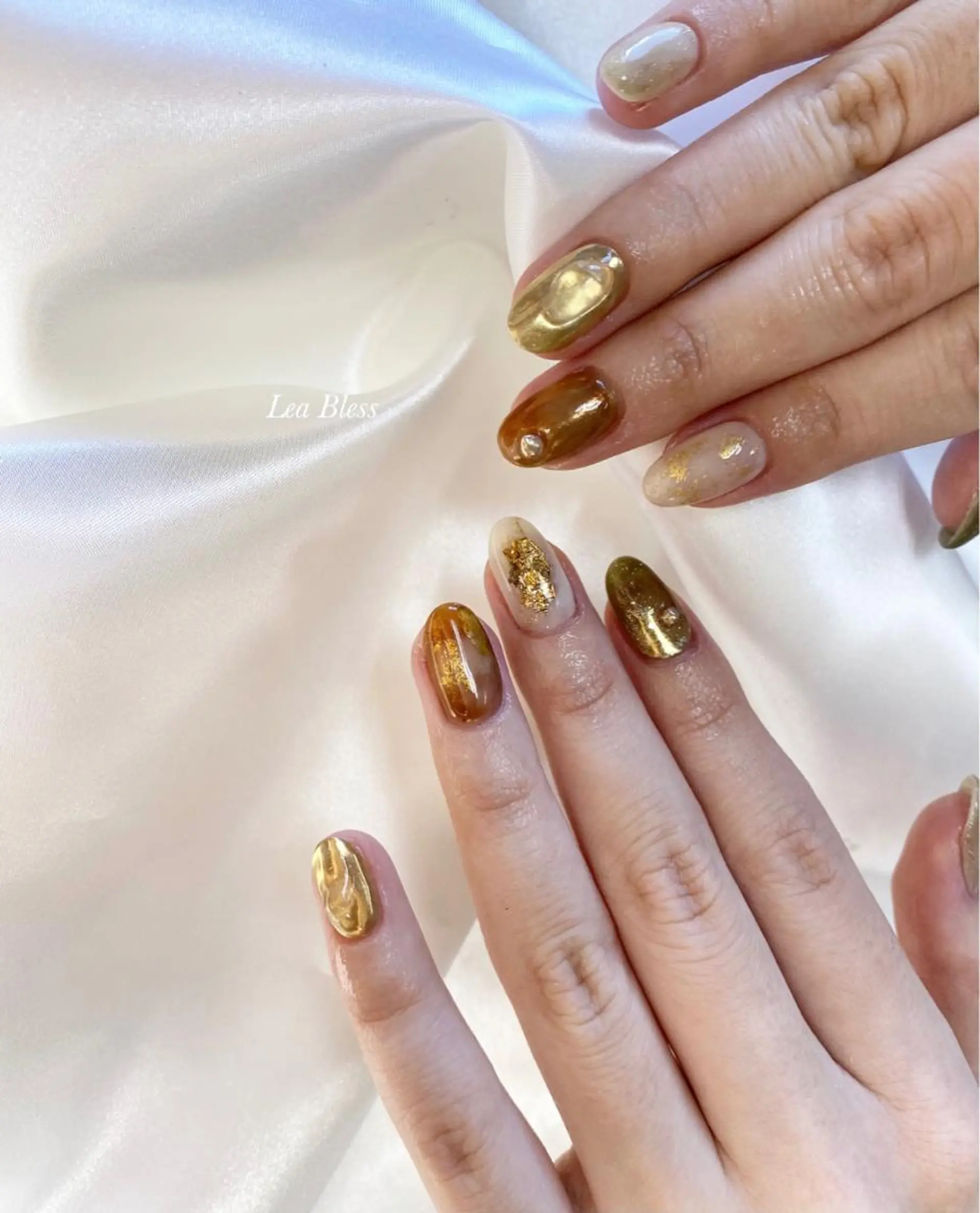 ネイル ハンドネイル Lea Bless 河原町のネイルデザイン