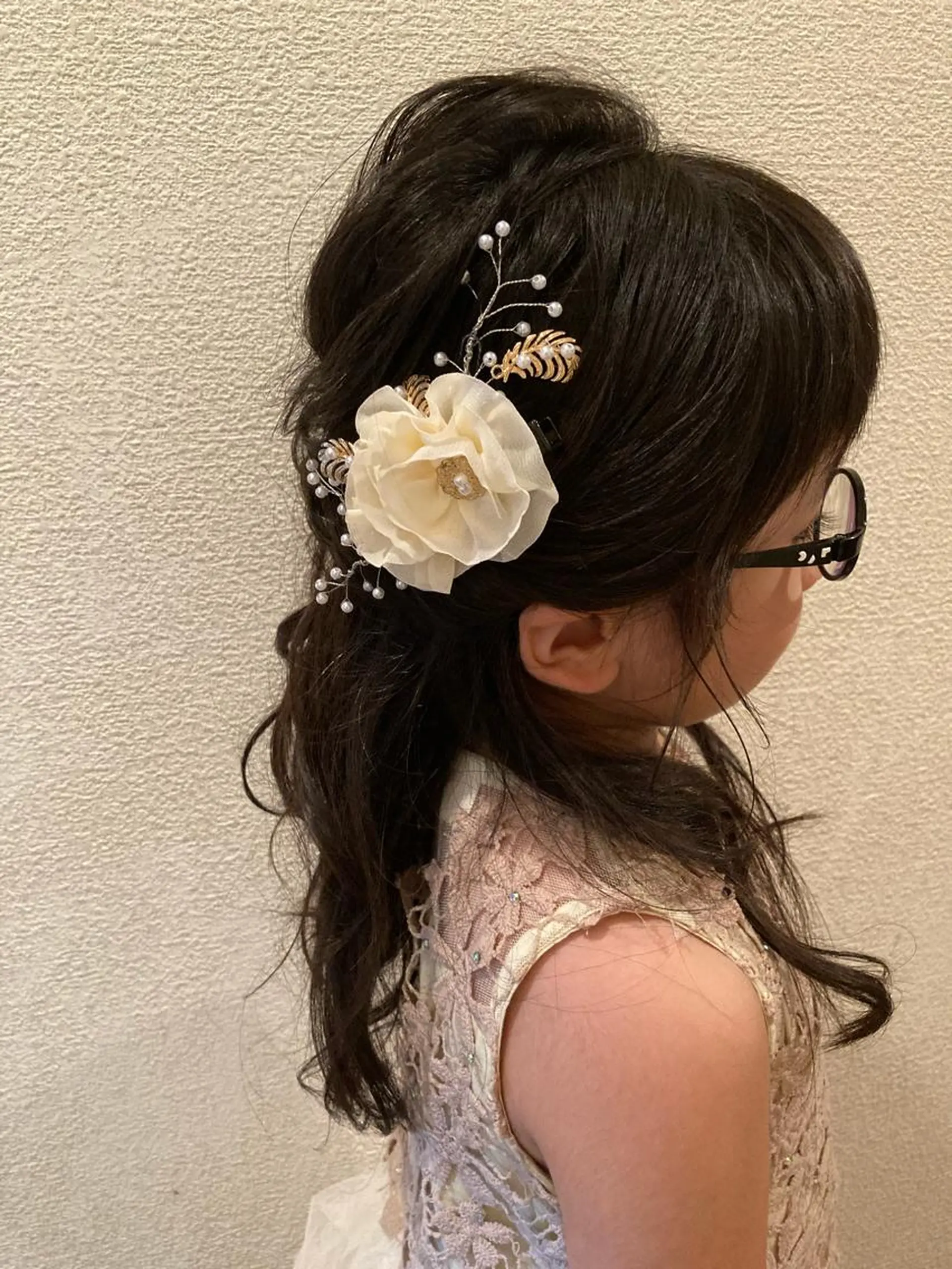 ヘアアレンジ キッズ ヘアセット 心と華 まさきのエステ・リラクイメージ