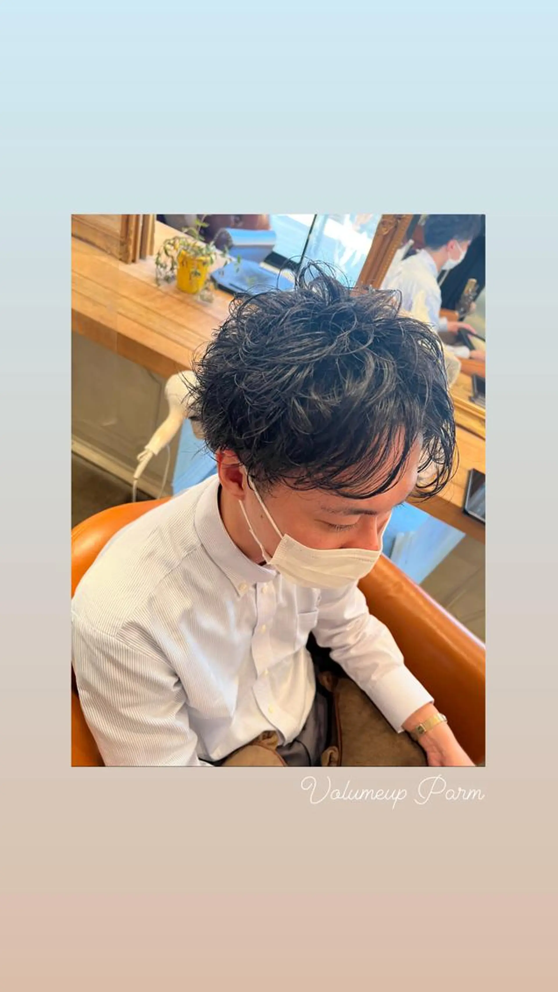 ショート パーマ メンズ メンズパーマ カット パーマ ハイライト/インナー /ブリーチ/レイヤーのヘアスタイル