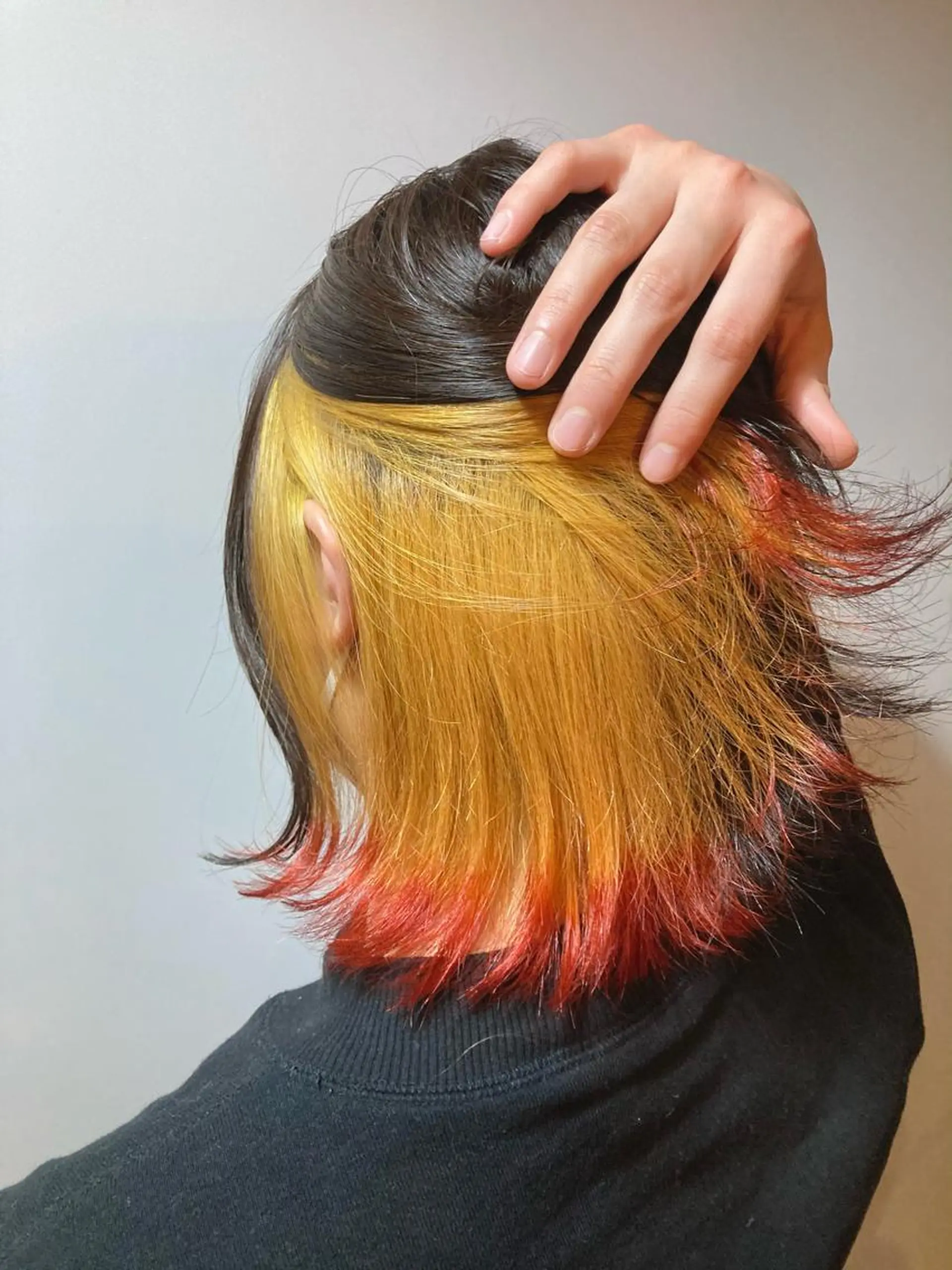 ミディアム タカツド ユウキのヘアスタイル