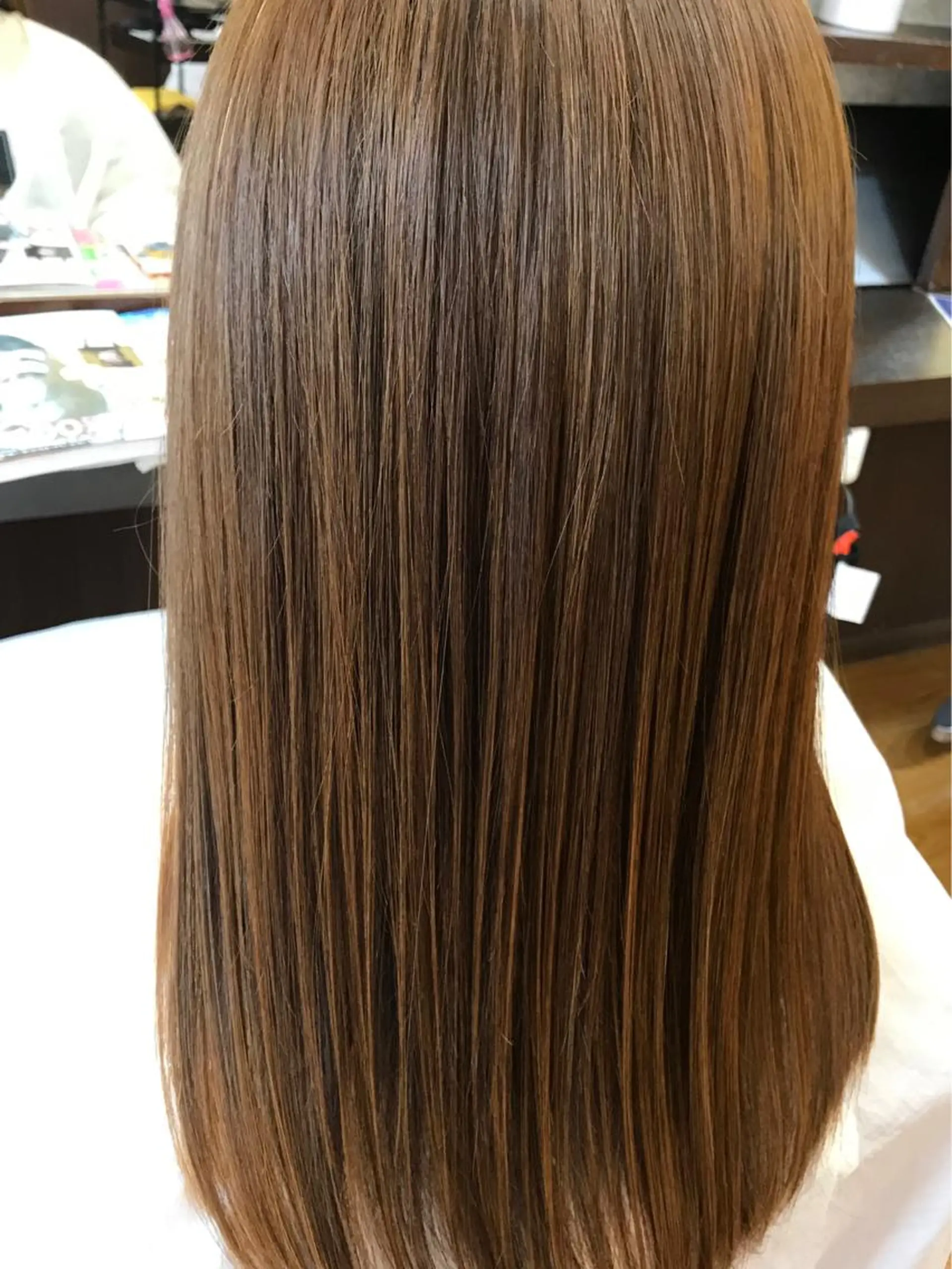 ロング カラー カット 縮毛矯正 トリートメント WEST✂︎前田 明宏✂︎大和高田のヘアスタイル