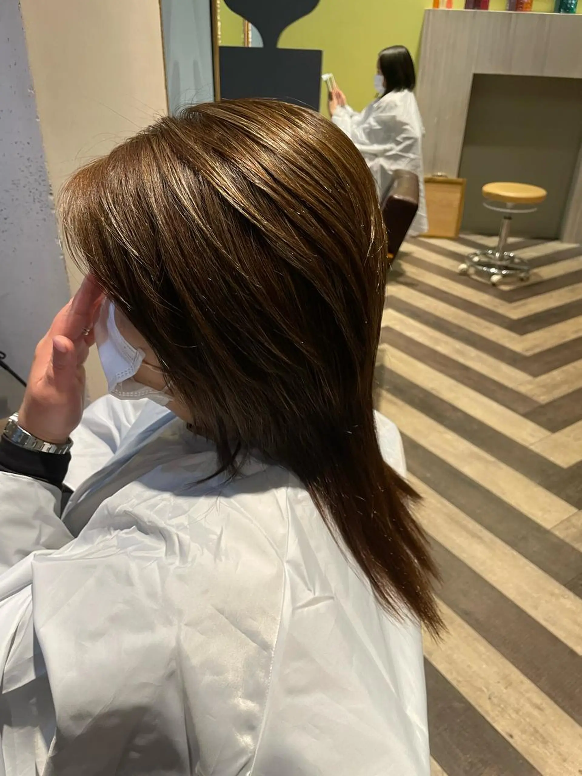 カラー 内藤 すずなのヘアスタイル