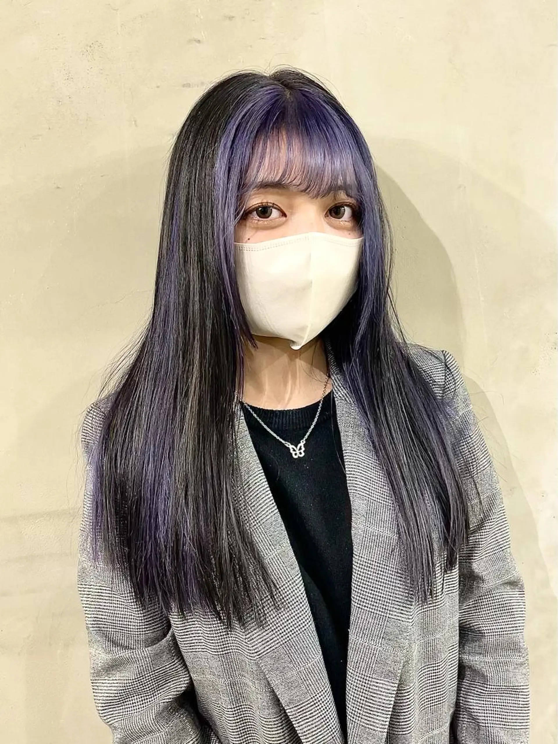 ロング カラー ハッシュカットとハイ トーン/HIROKIのヘアスタイル