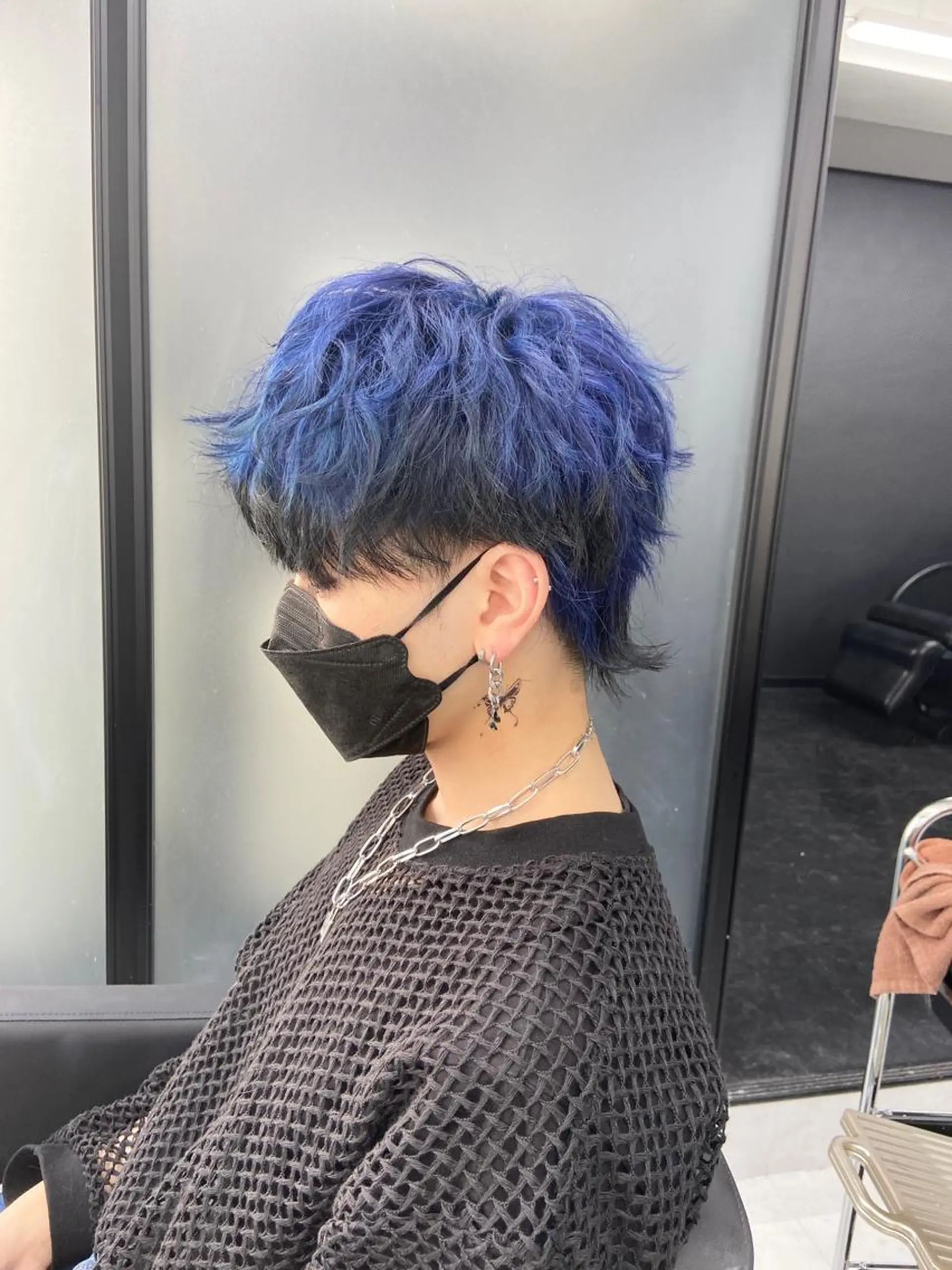 ショート カラー メンズ メンズハイトーン ハイトーンカラー ヘアカラー トリートメント ミルボンAujua認定サロン Ria  OSAKA 梅田所属・メンズ、エクステ特化 Ryuのヘアスタイル