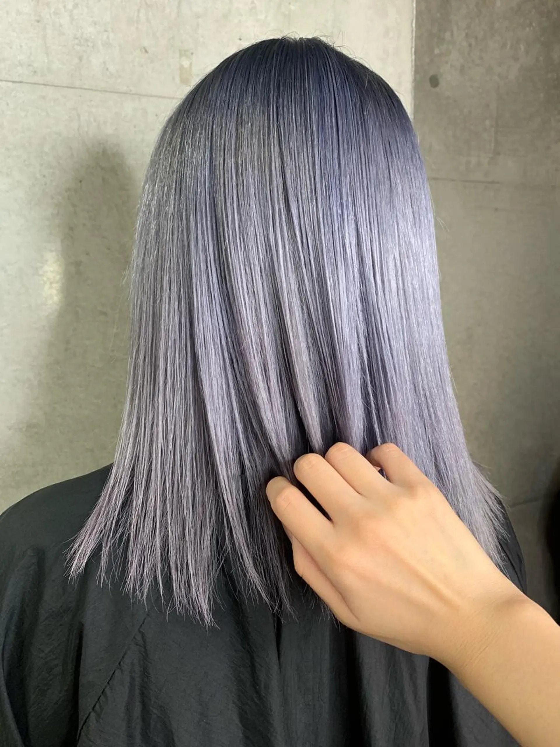 セミロング カラー パーマ ヘアアレンジ メンズ キッズ ネイル マツエク・マツパ ホワイト BOOMBOX所属・Clair クレアのヘアスタイル