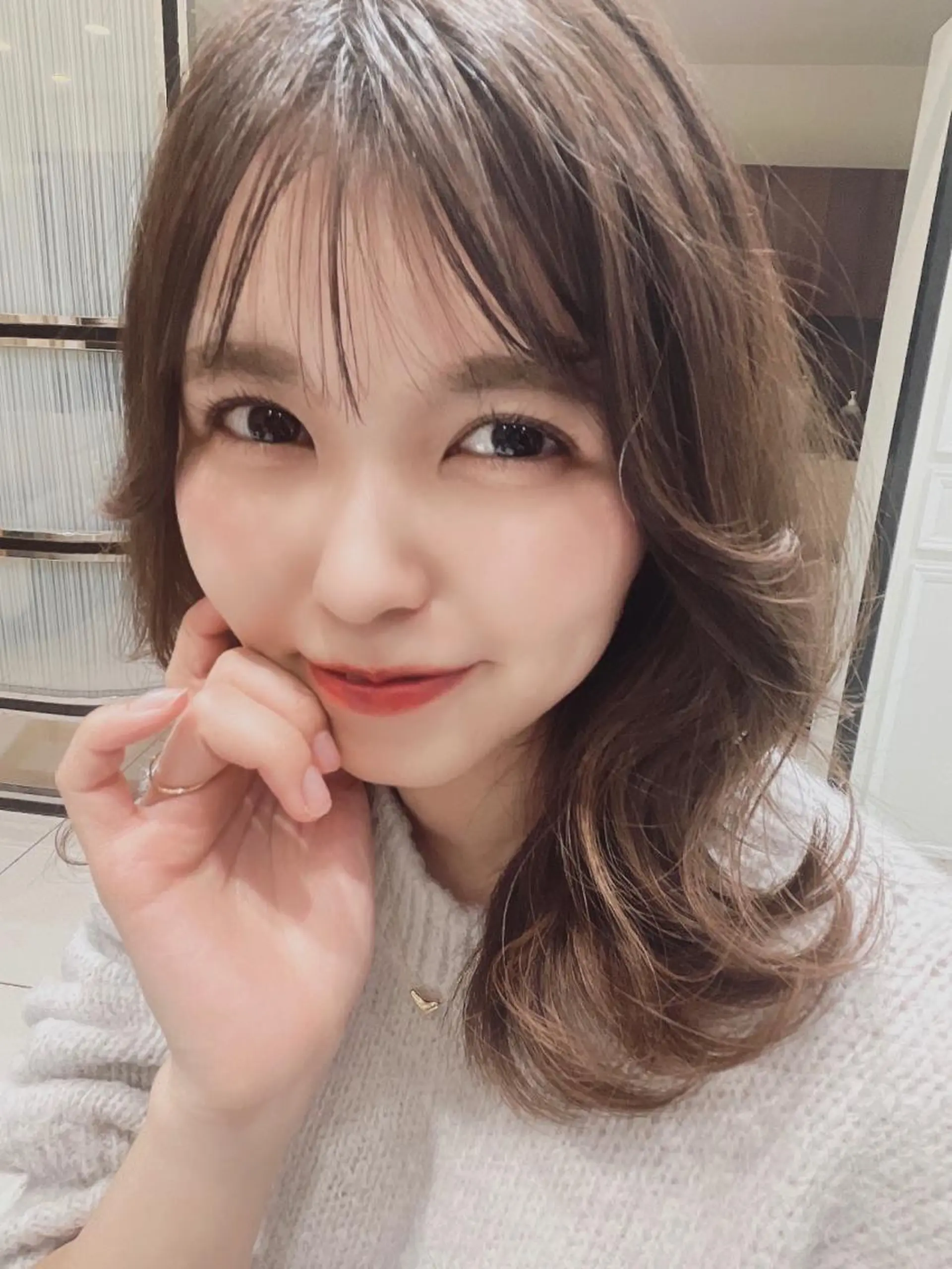 セミロング 💗ブリーチなし Ash💗徳井はやとのヘアスタイル