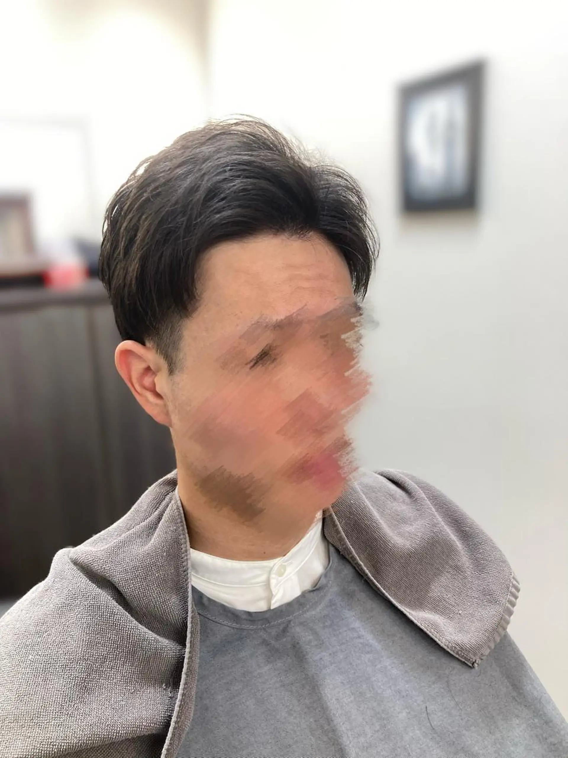 ショート メンズ LAVIE the BARBER所属・徒歩5分ビジネスマン カット👦🏻うしだのヘアスタイル