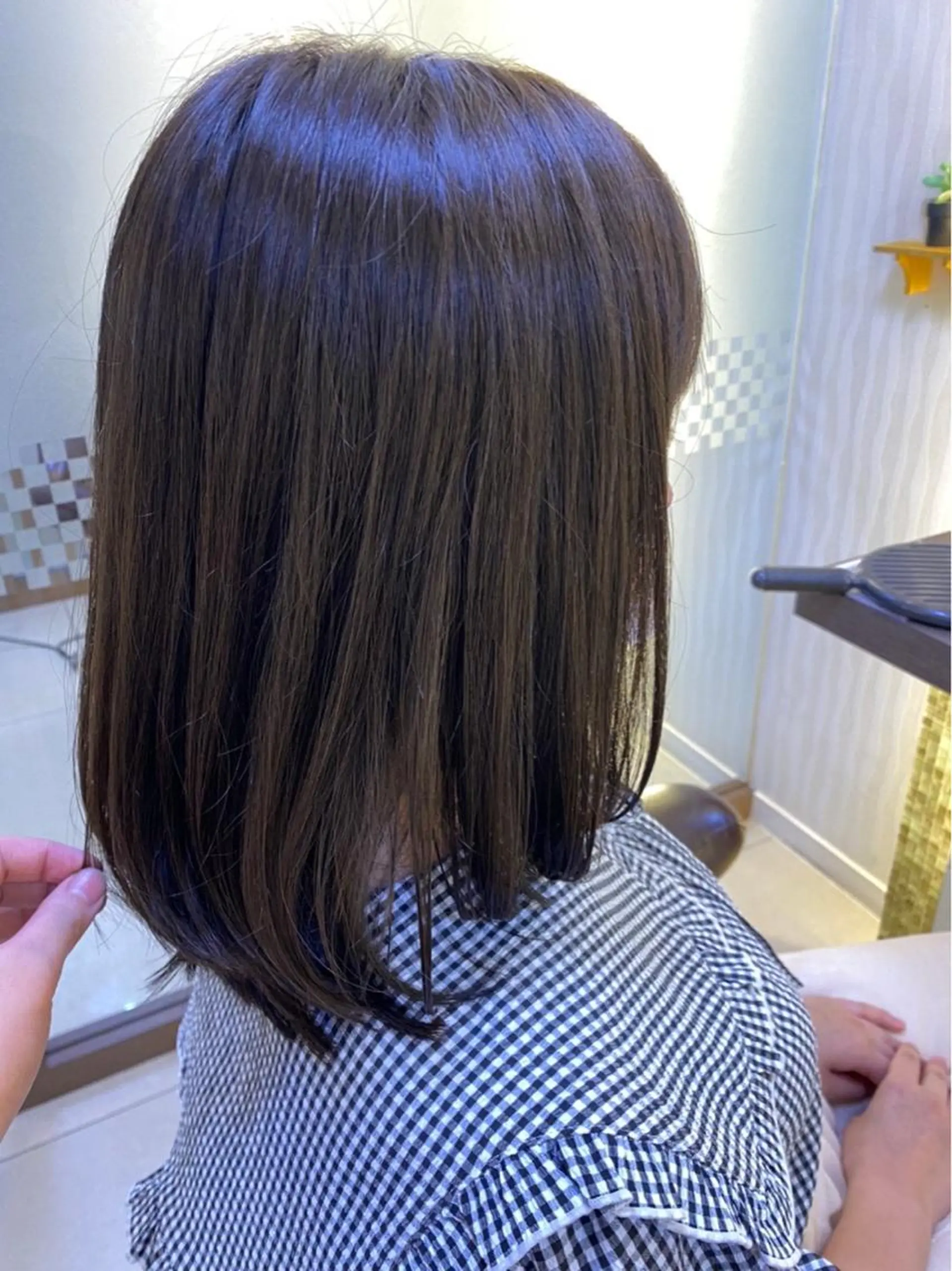 ミディアム カラー ブラウンカラー ✨垢抜け✨3Dカラー 山本美侑のヘアスタイル