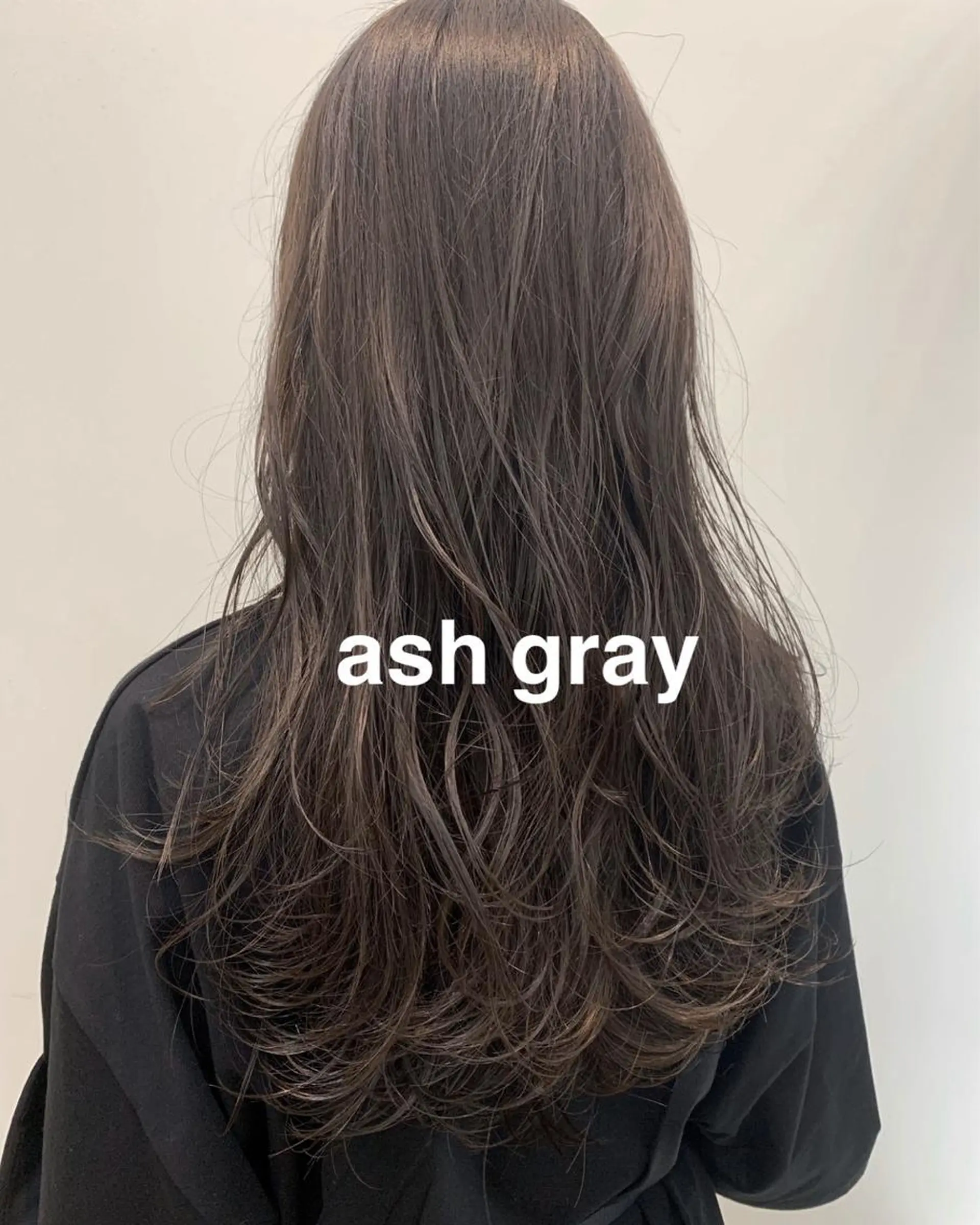 ミディアム アッシュ アッシュグレー PAIR DAISUKEのヘアスタイル