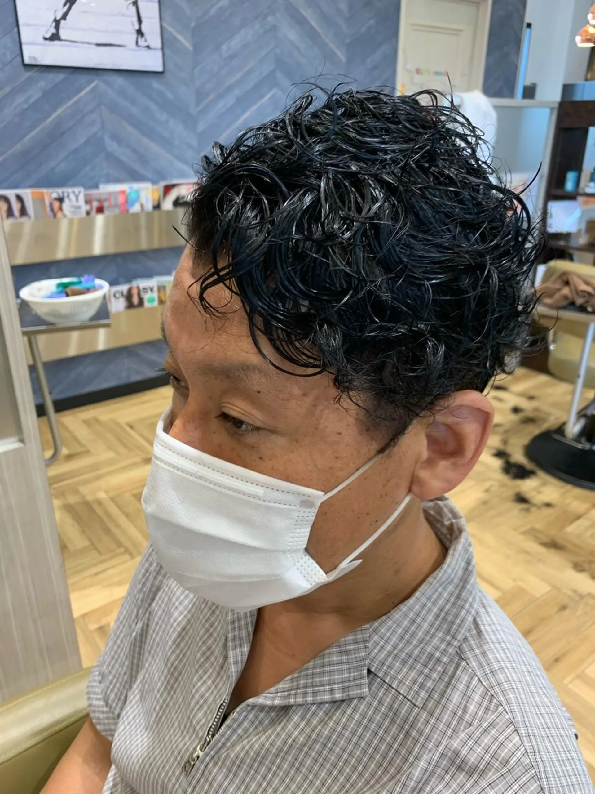 パーマ メンズ カット パーマ RAY+beauty 安藤優樹のヘアスタイル