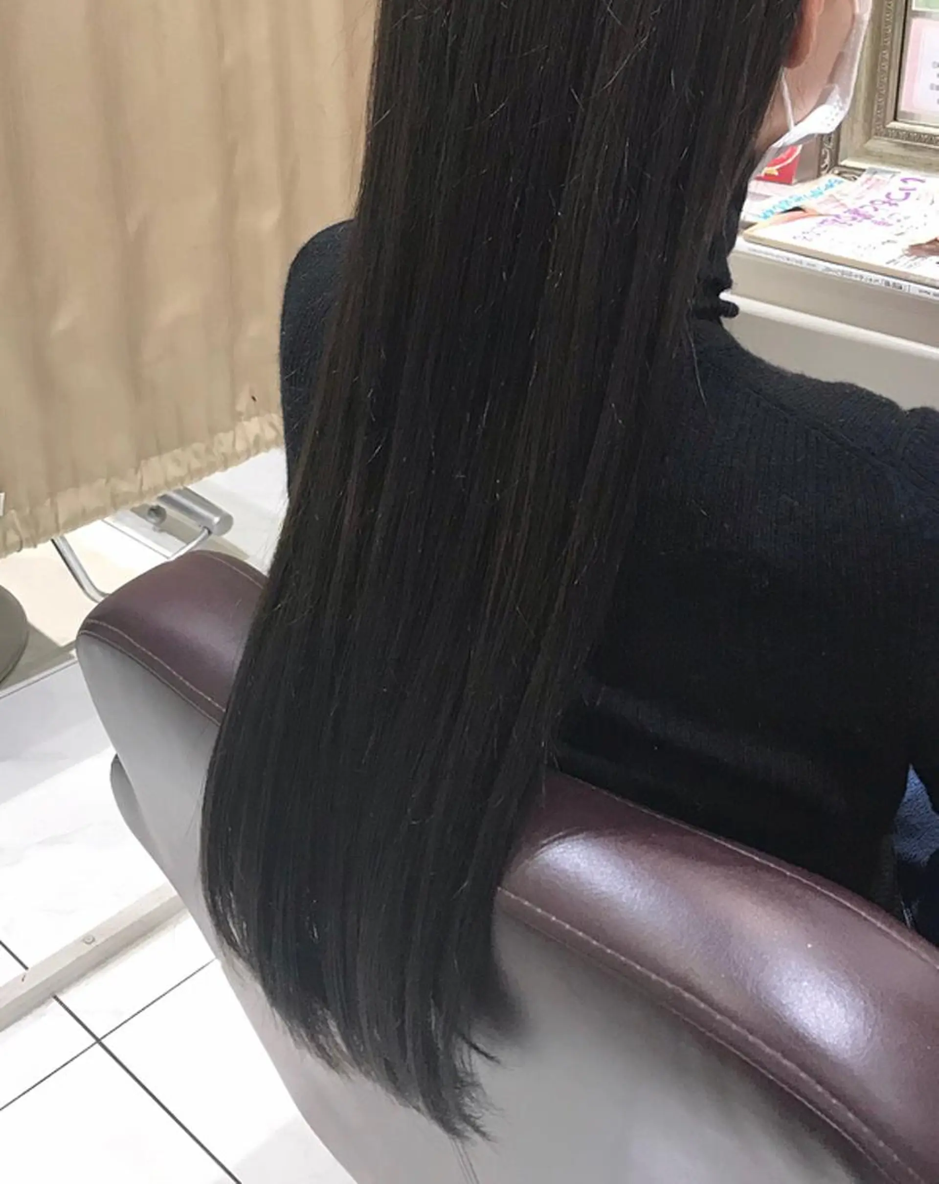 ロング カラー グレージュ 髪質改善/艶カラー /さかうえゆまのヘアスタイル