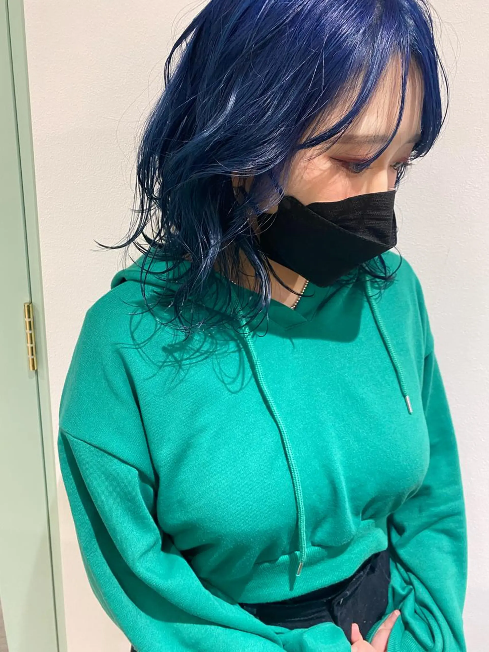 ミディアム カラー ブリーチ ダブルカラー ヘアカラー HAZEL所属・大山 茶子のヘアスタイル