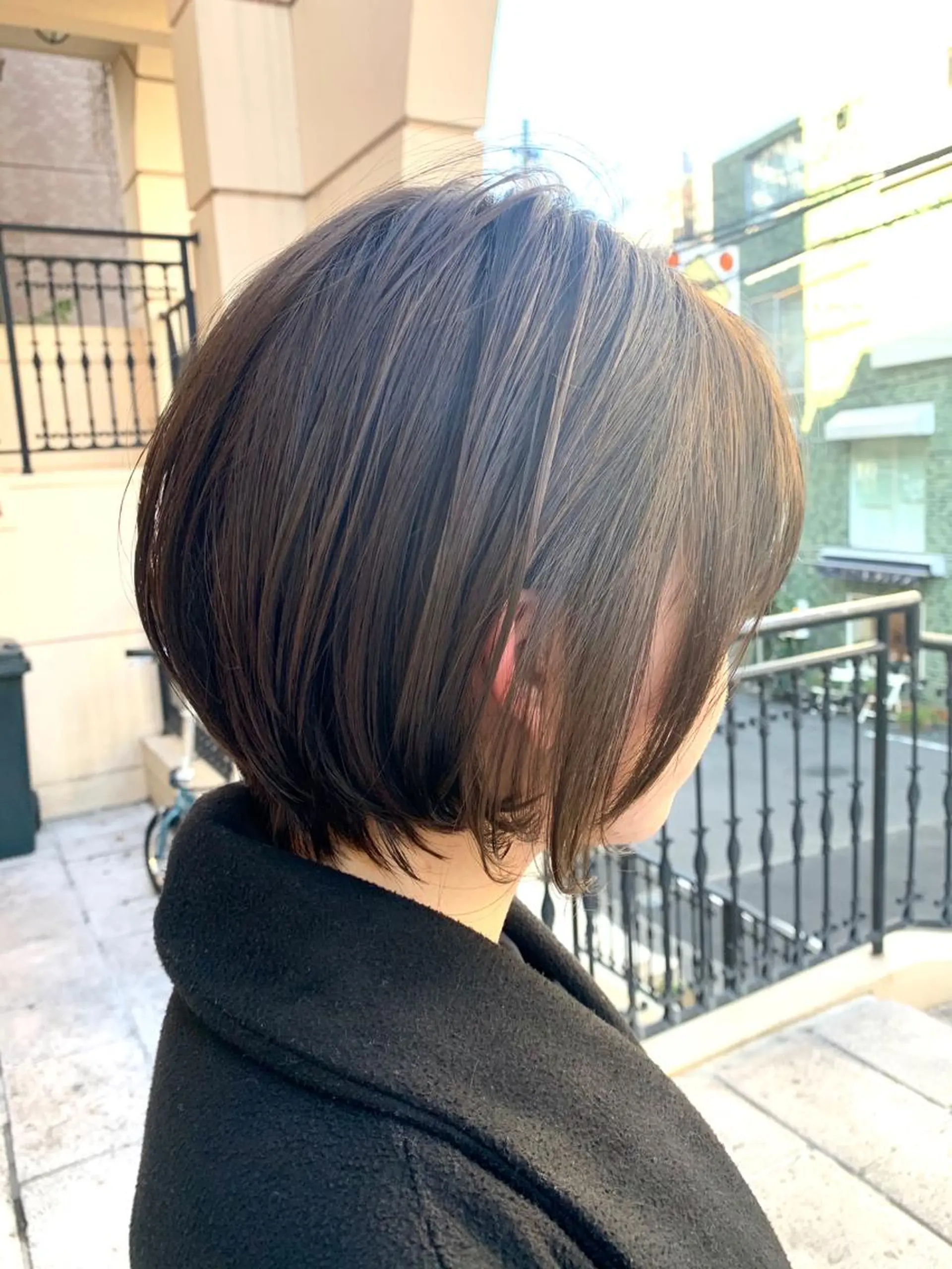 ショート 丸みショート ショートヘア ヘアカラー トリートメント loka所属・山本 晶大のヘアスタイル