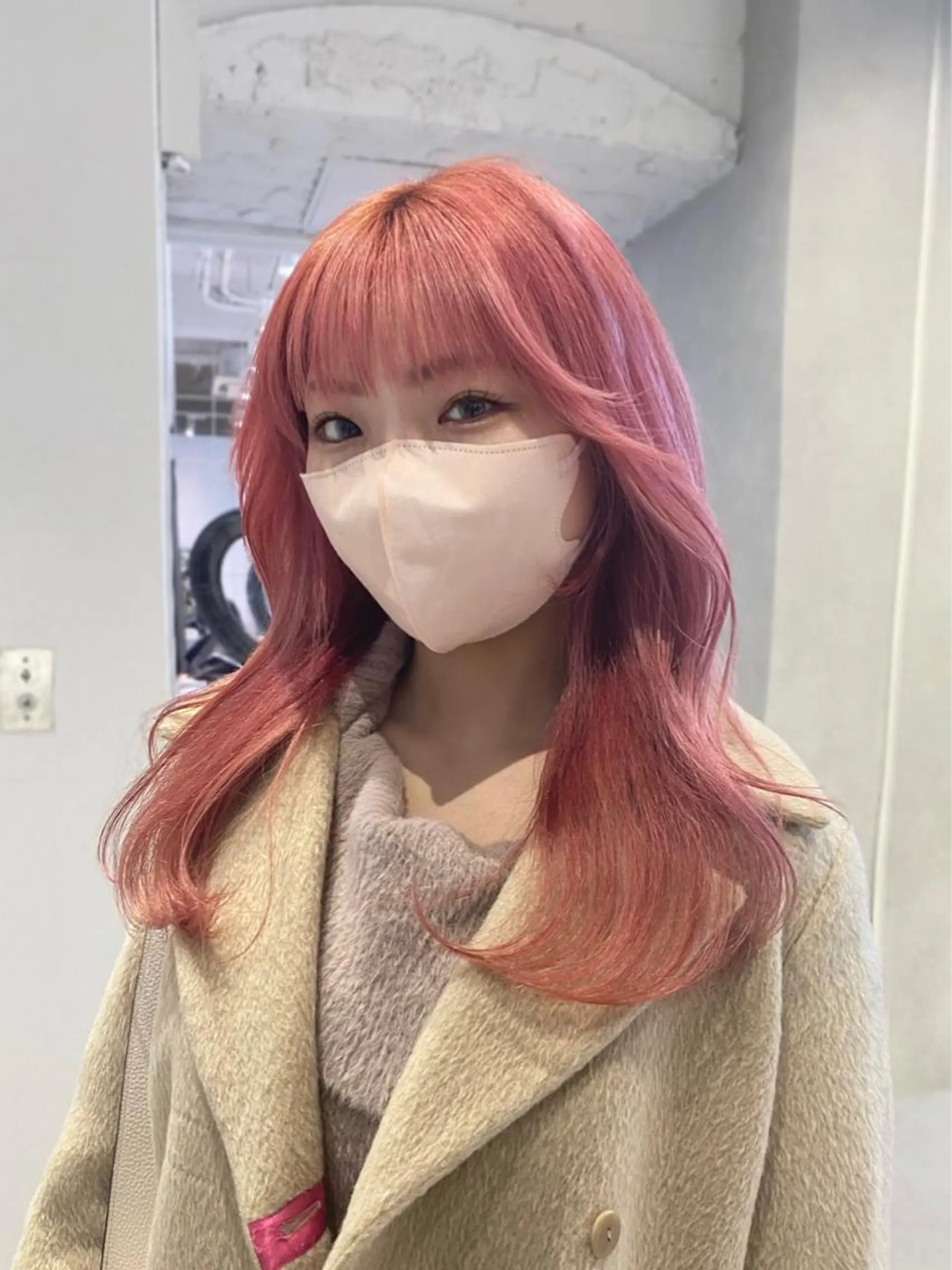 ロング ヘアカラー 🌫️韓国hair kanon🇰🇷のヘアスタイル