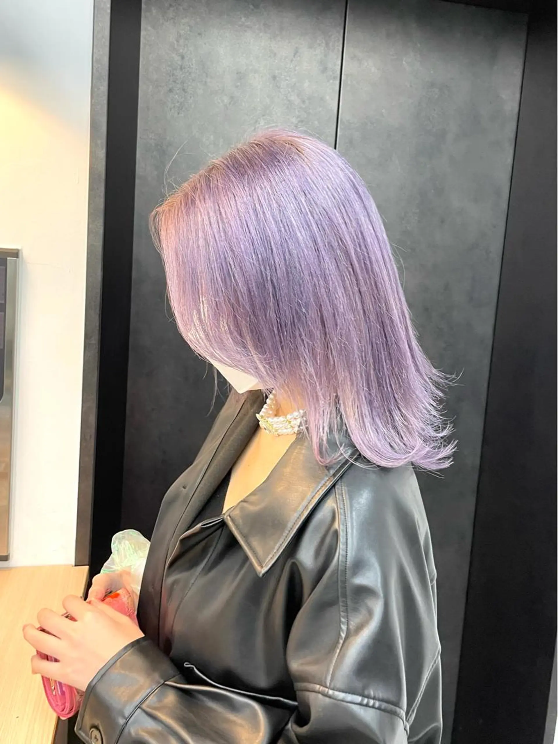 ミディアム カラー ボブ・ウルフカット TAIGAのヘアスタイル