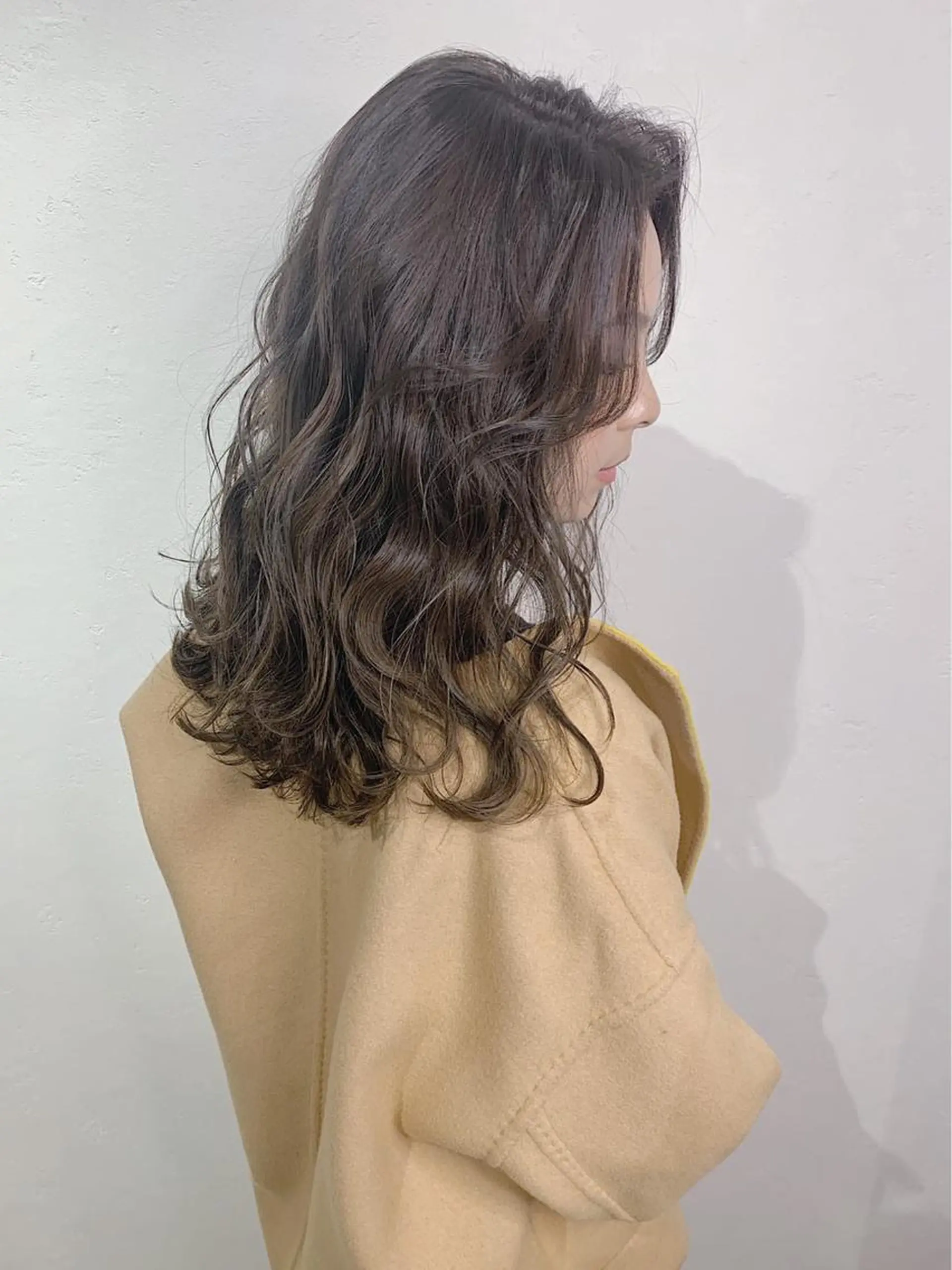 セミロング セミロングパーマ トリートメント カット パーマ トリートメント _WHITE上本町 上本町店のヘアスタイル