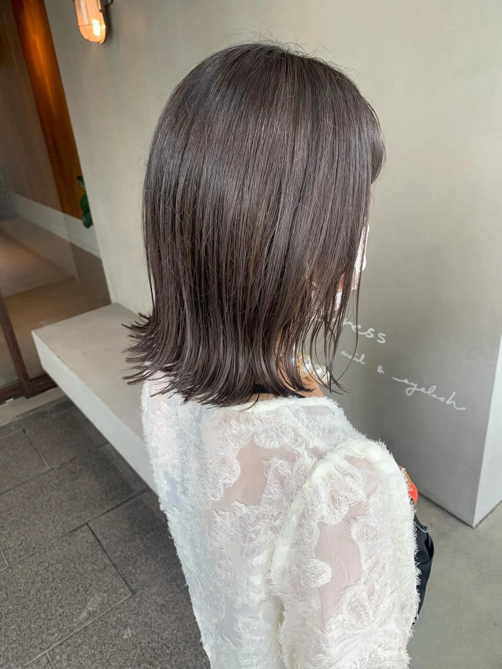 ミディアム カラー ブリーチ/アレンジ 天満/chihiroのヘアスタイル