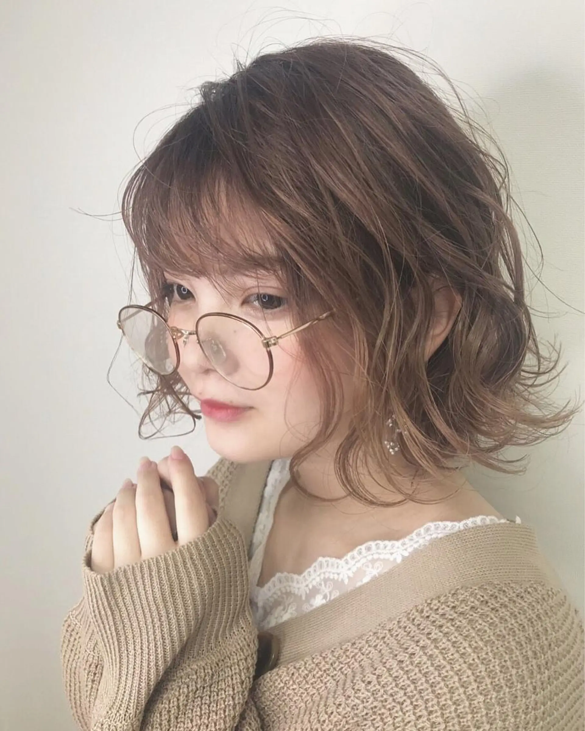 ミディアム カラー ヘアアレンジ アクアカラー ハイライトカラー イルミナカラー ハイライト 髪質改善 カット ヘアカラー sano sayakaのヘアスタイル