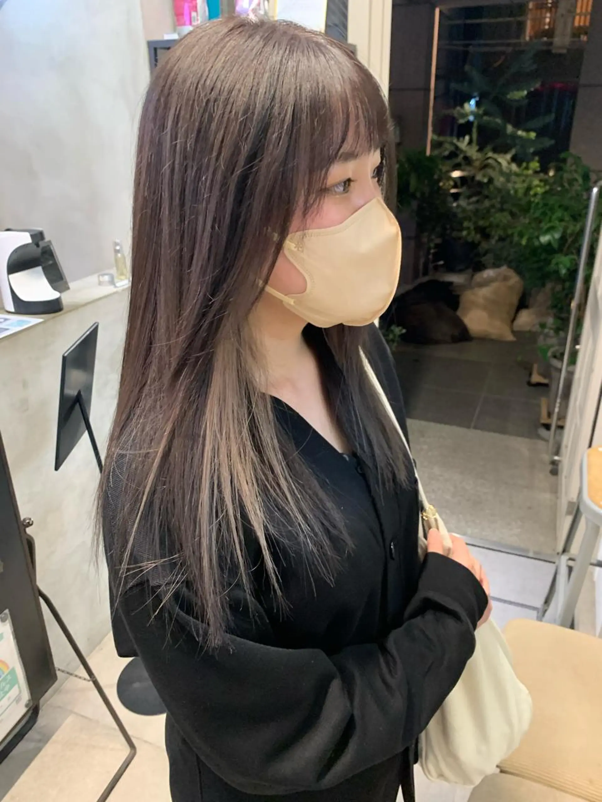 ロング カラー ヘアカラー REINA☁️透明感 カラー/ぷつっと♡のヘアスタイル