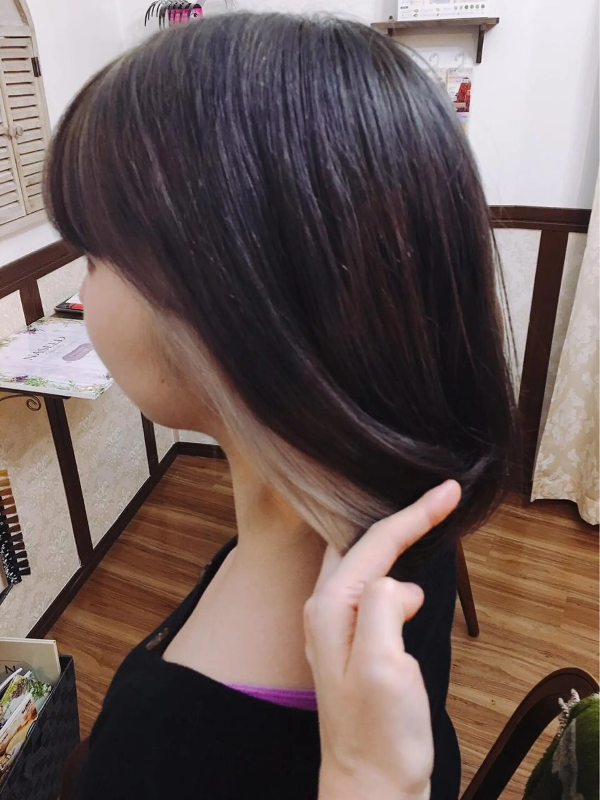 ミディアム カラー GOLD BLACK所属・究極の艶髪! 艶神!大矢祥央のヘアスタイル