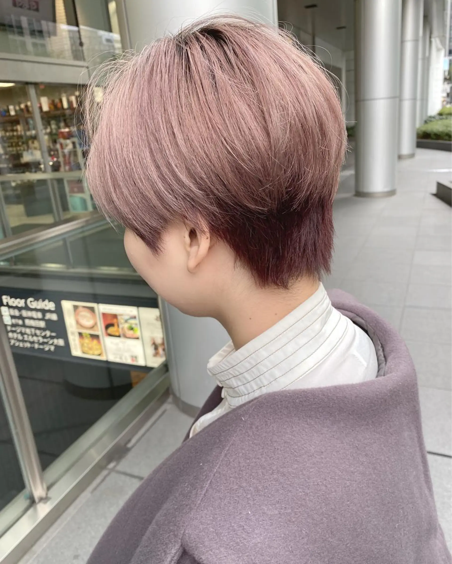 ショート カラー lolonois梅田 髪質改善✨愛一郎のヘアスタイル