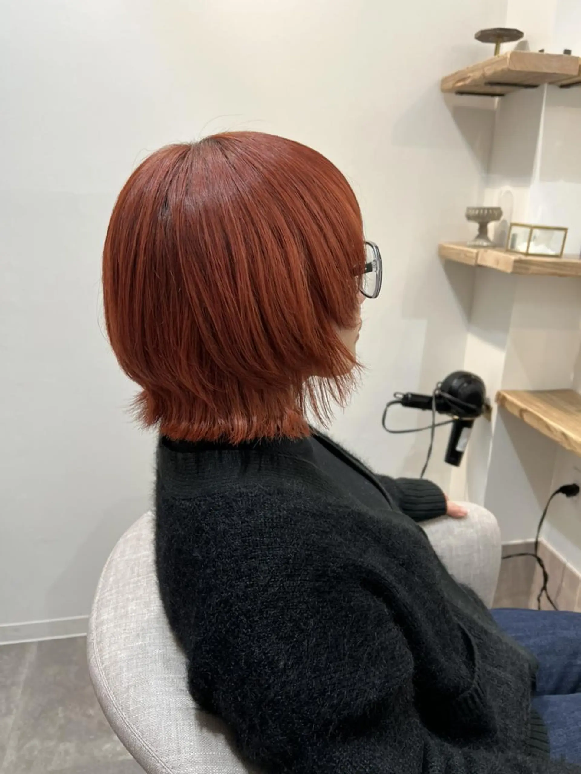 ショート カラー ブリーチ オレンジ ピンクカラー Ami アミのヘアスタイル