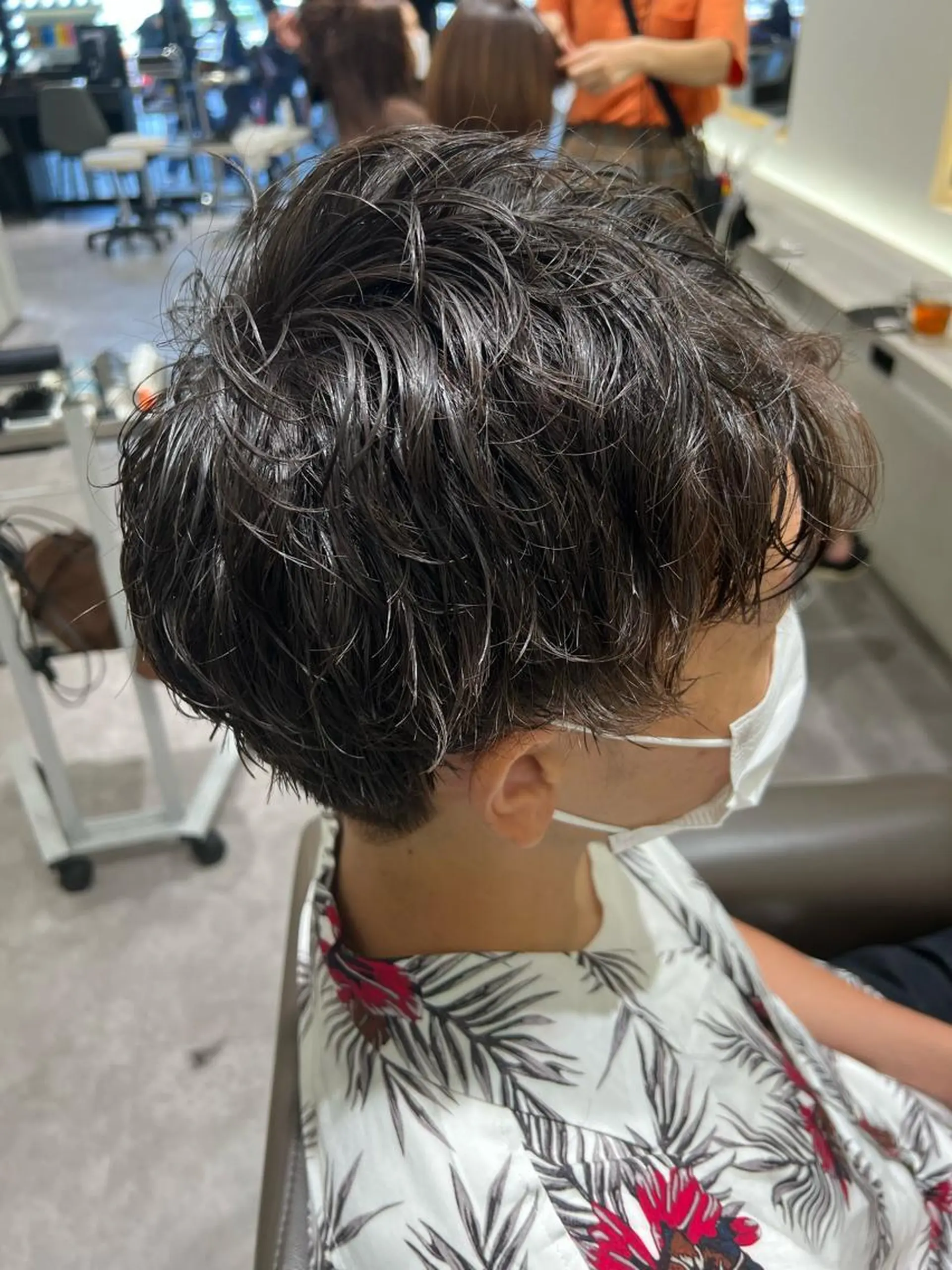 メンズ カット パーマ 宮下 志織のヘアスタイル