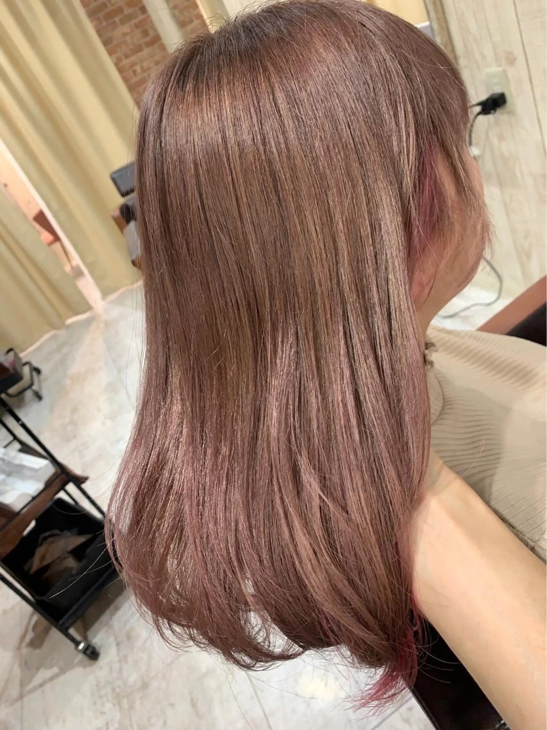 ロング ヘアカラー トリートメント 志木駅1分☆髪質改善 ミニモ限定特別割引✨のヘアスタイル