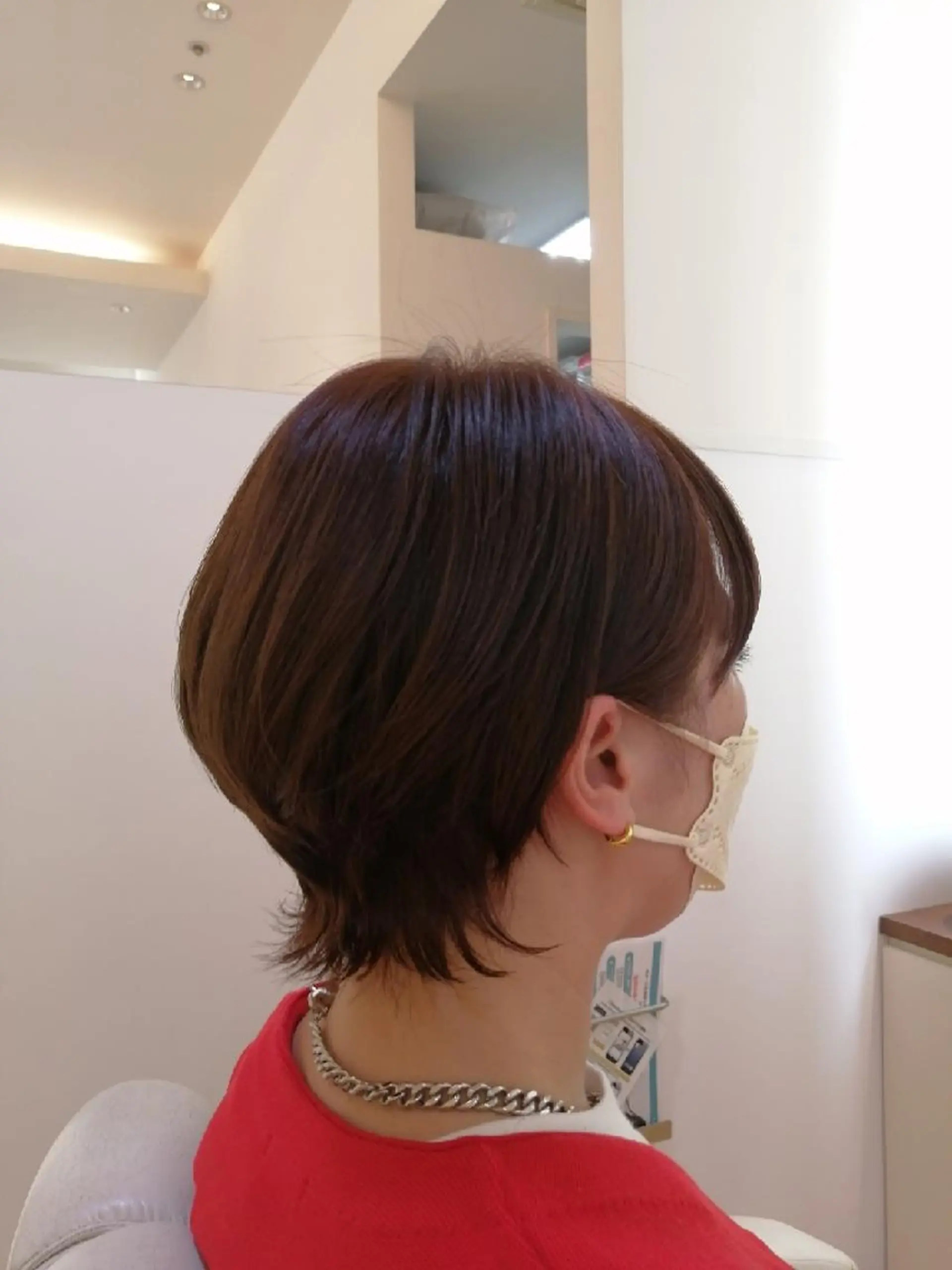 ショート ショートヘア カット ヘアカラー 鈴木 さやかのヘアスタイル