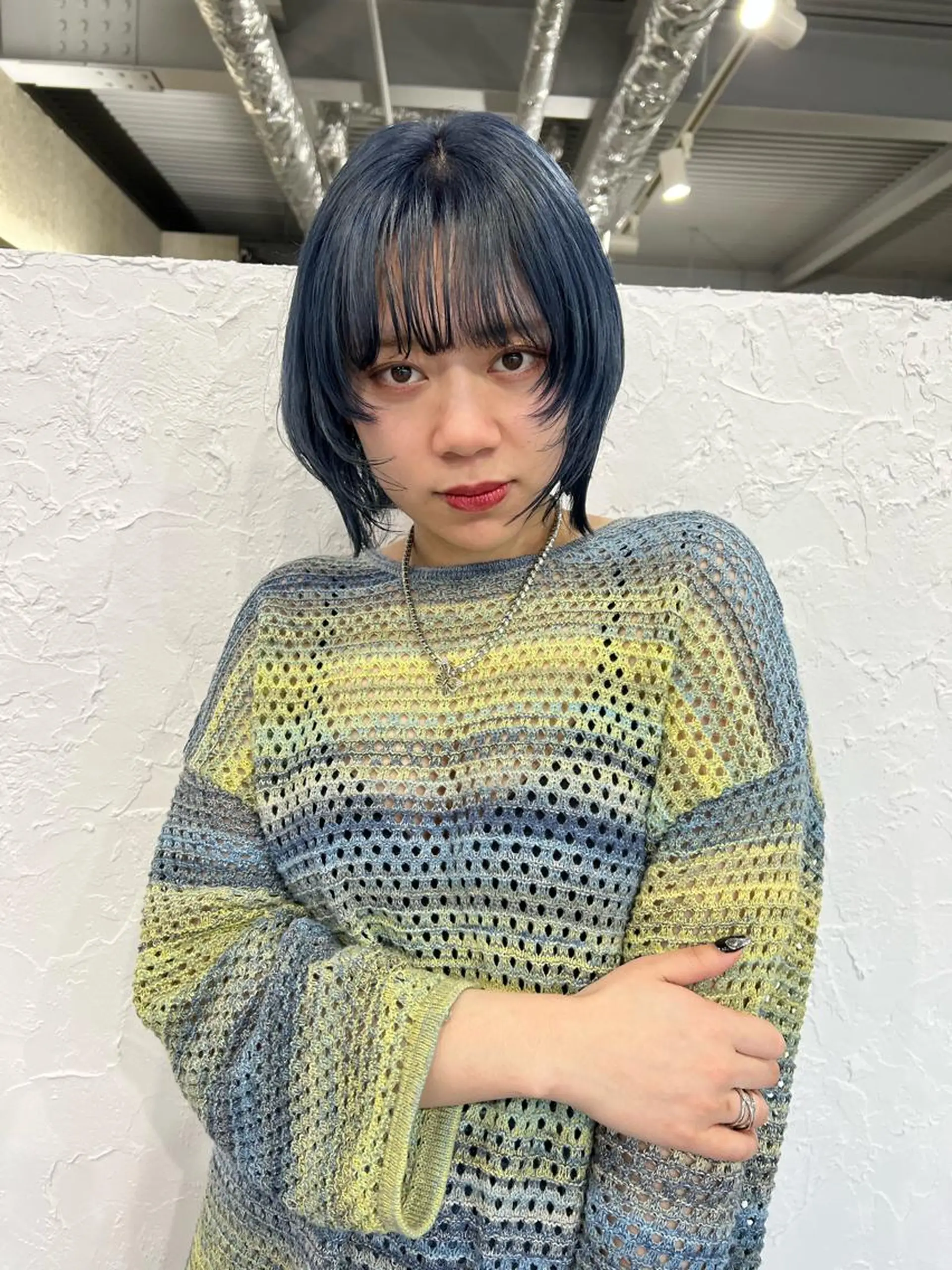 ショート 顔周りカット ショートヘア ウルフカット nishibu ayukaのヘアスタイル