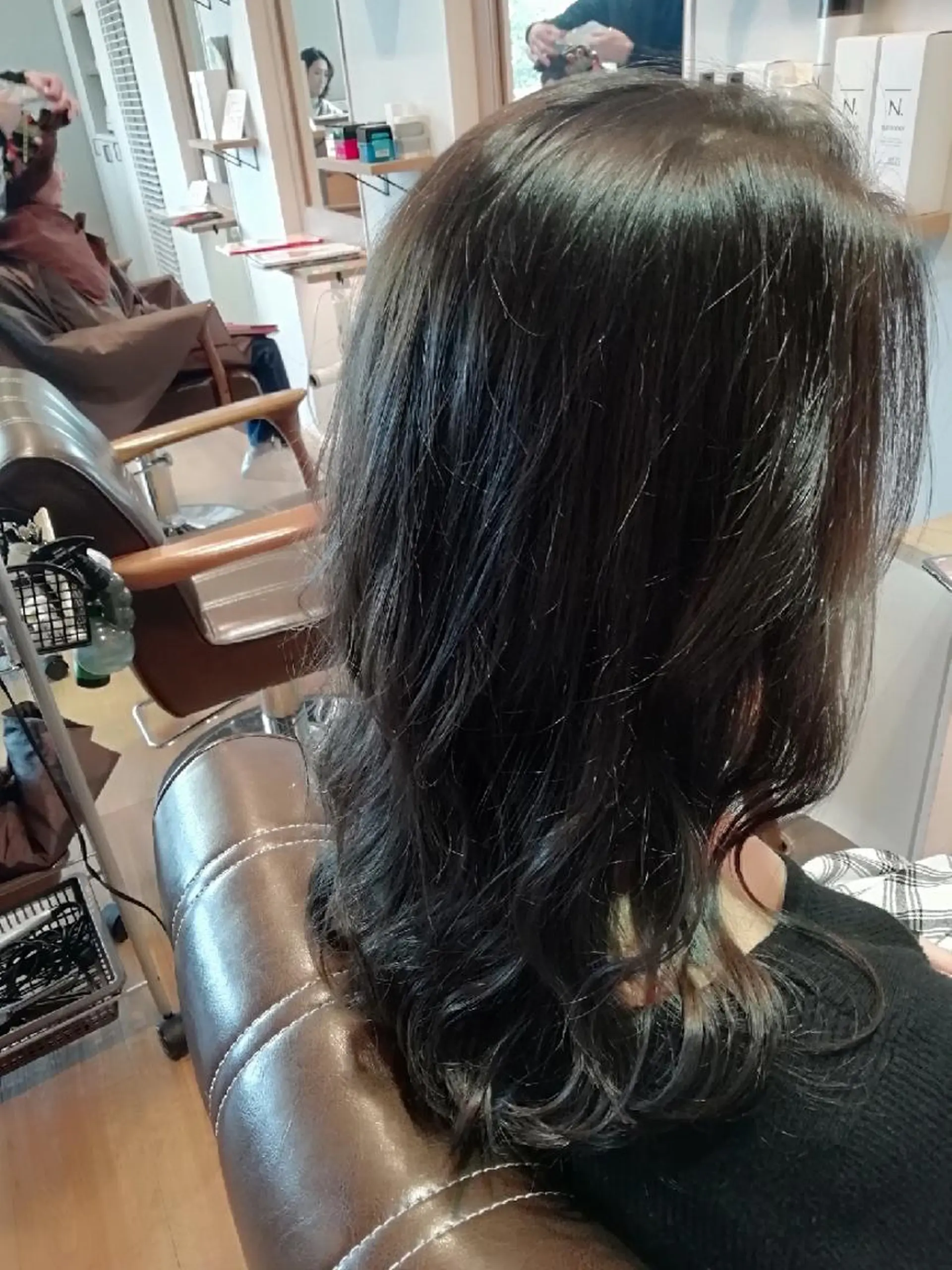 カラー グレージュ 堀 望美のヘアスタイル