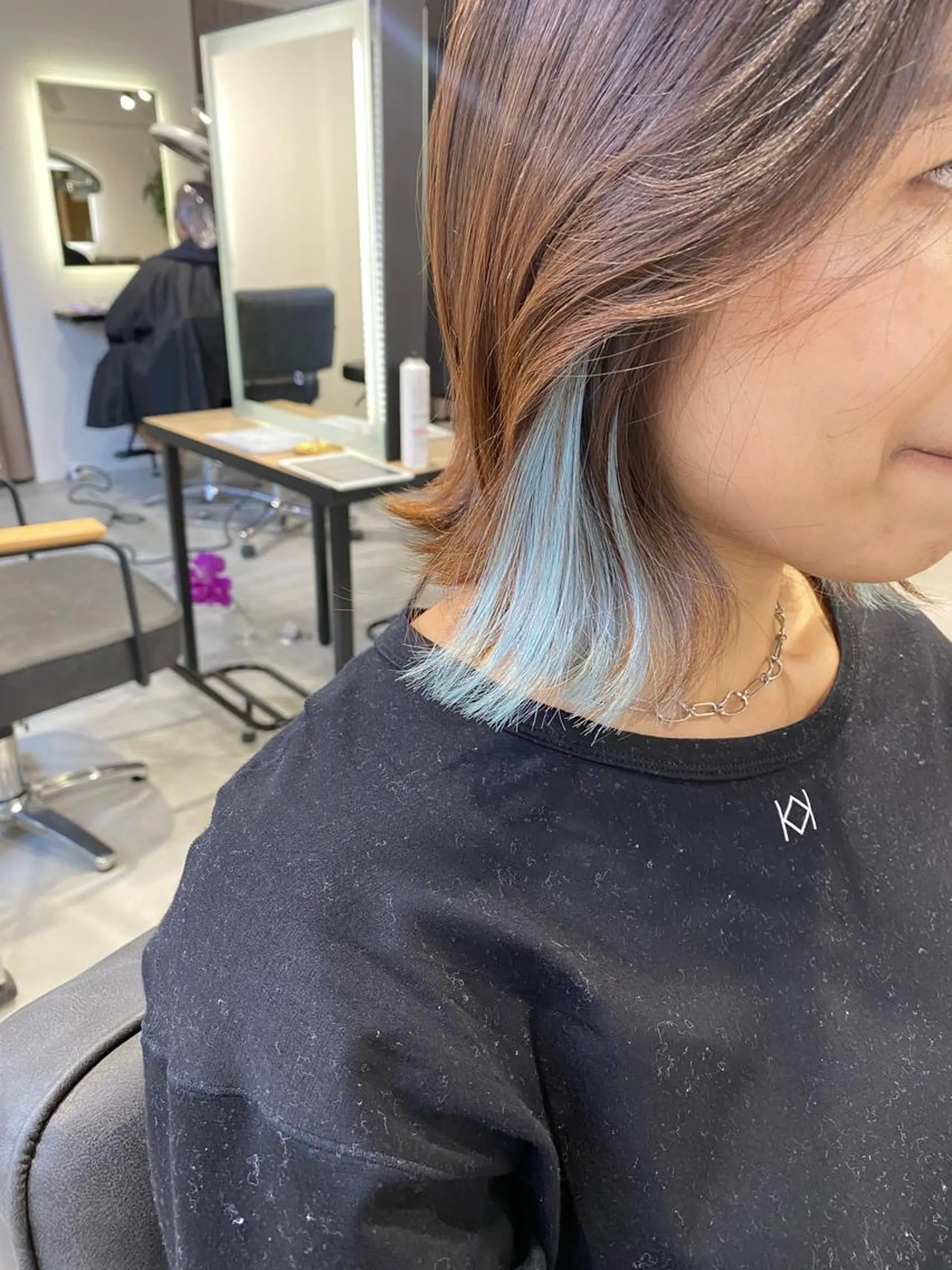 ショート ヘアアレンジ エクステ 福壽 優奈のヘアスタイル