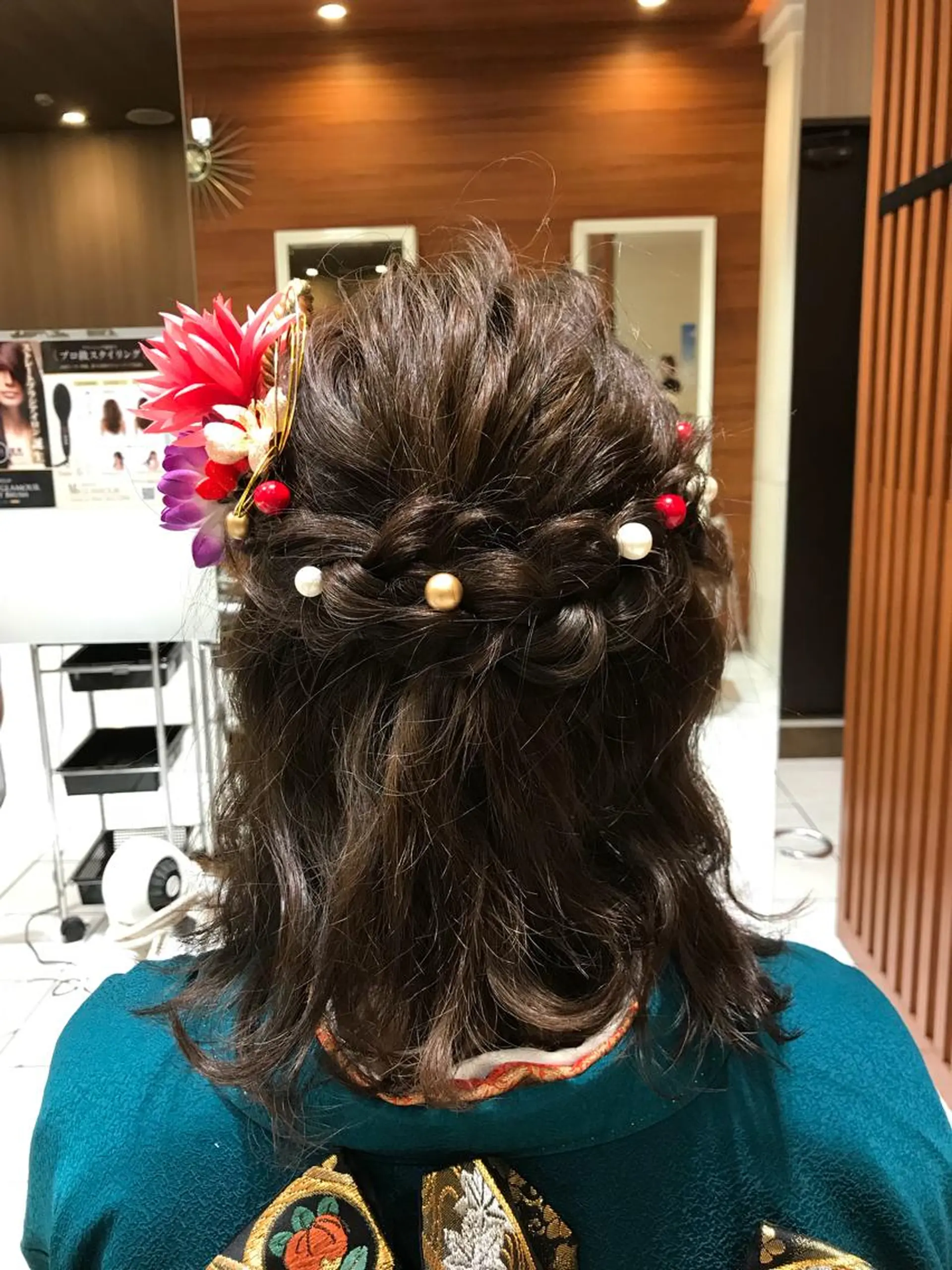 ヘアアレンジ 成人式 テラモト カズヨシのヘアスタイル