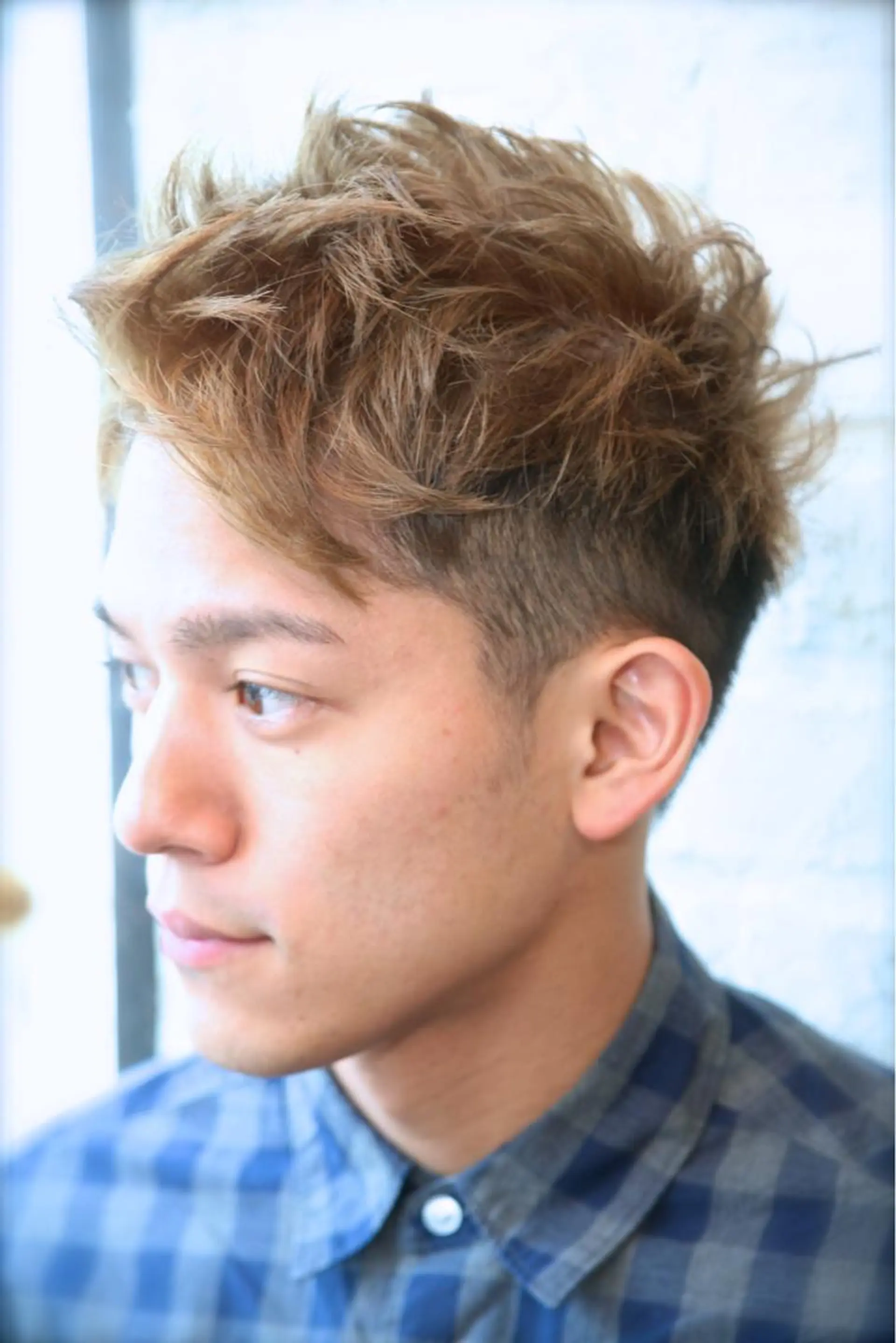 カラー メンズ メンズショート カット トリートメント ヘッドスパ Calenda/ パーソナル美髪サロンのヘアスタイル