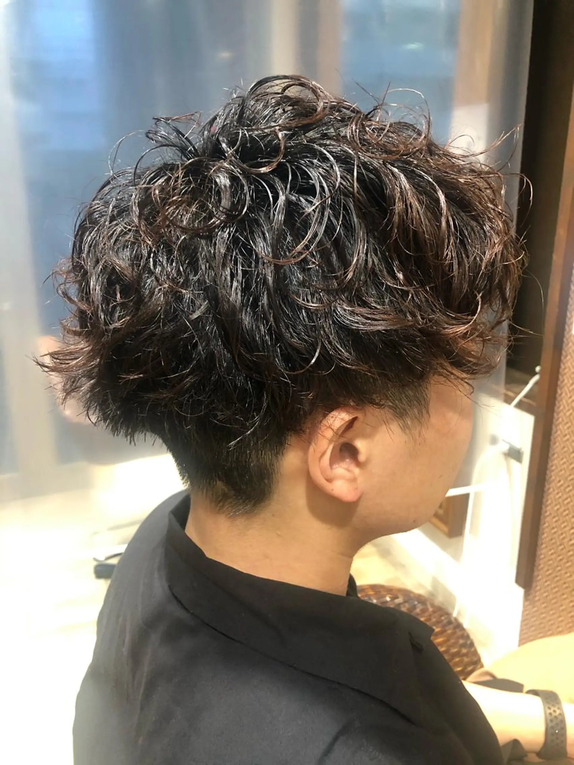 ショート パーマ メンズ マッシュ メンズパーマ/ スパイキー/神田正紀のヘアスタイル