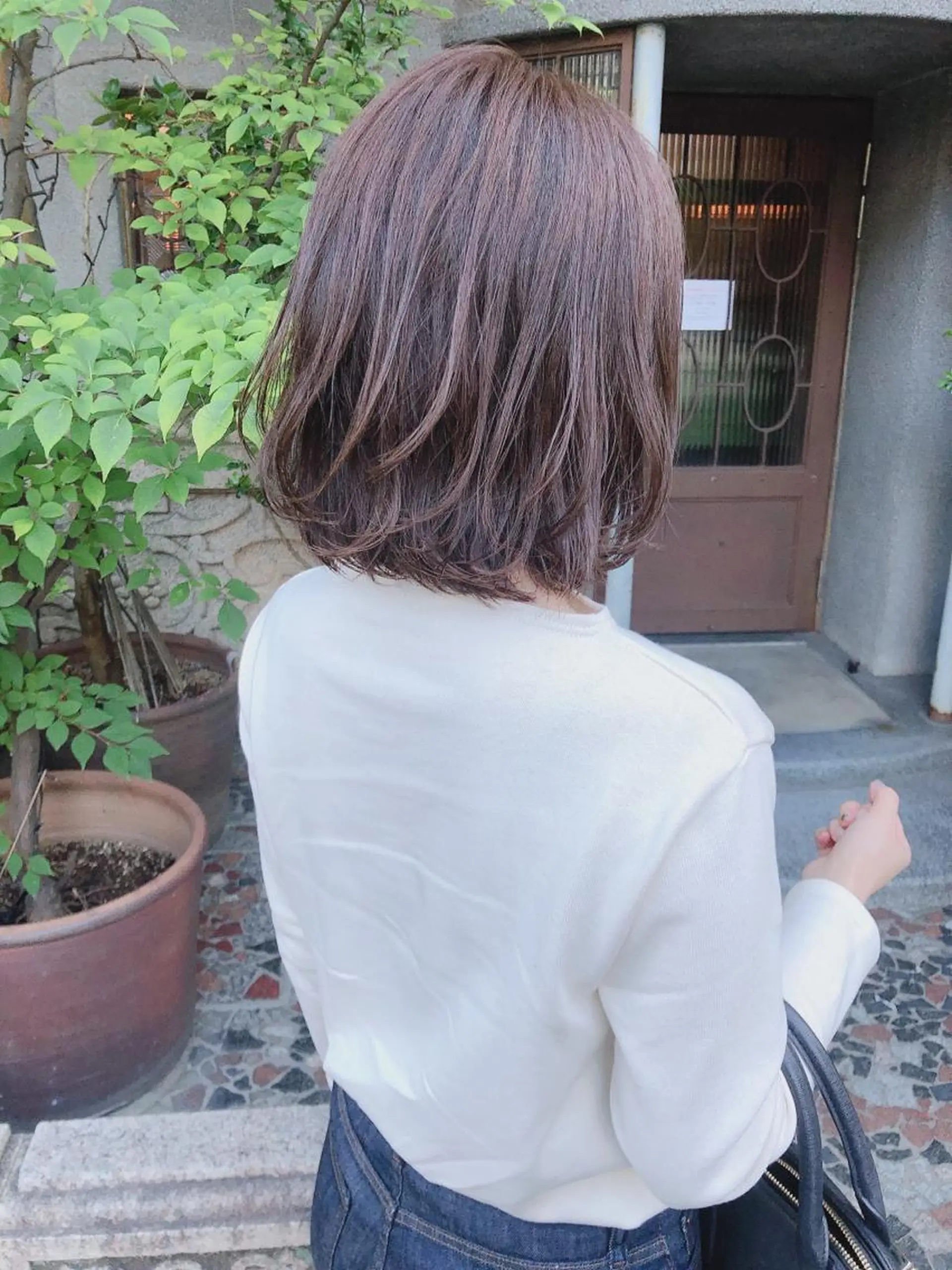 ショート カラー ヘアアレンジ ブラウンカラー tre/e'所属・ハイライトカラー橋本 昇平のヘアスタイル