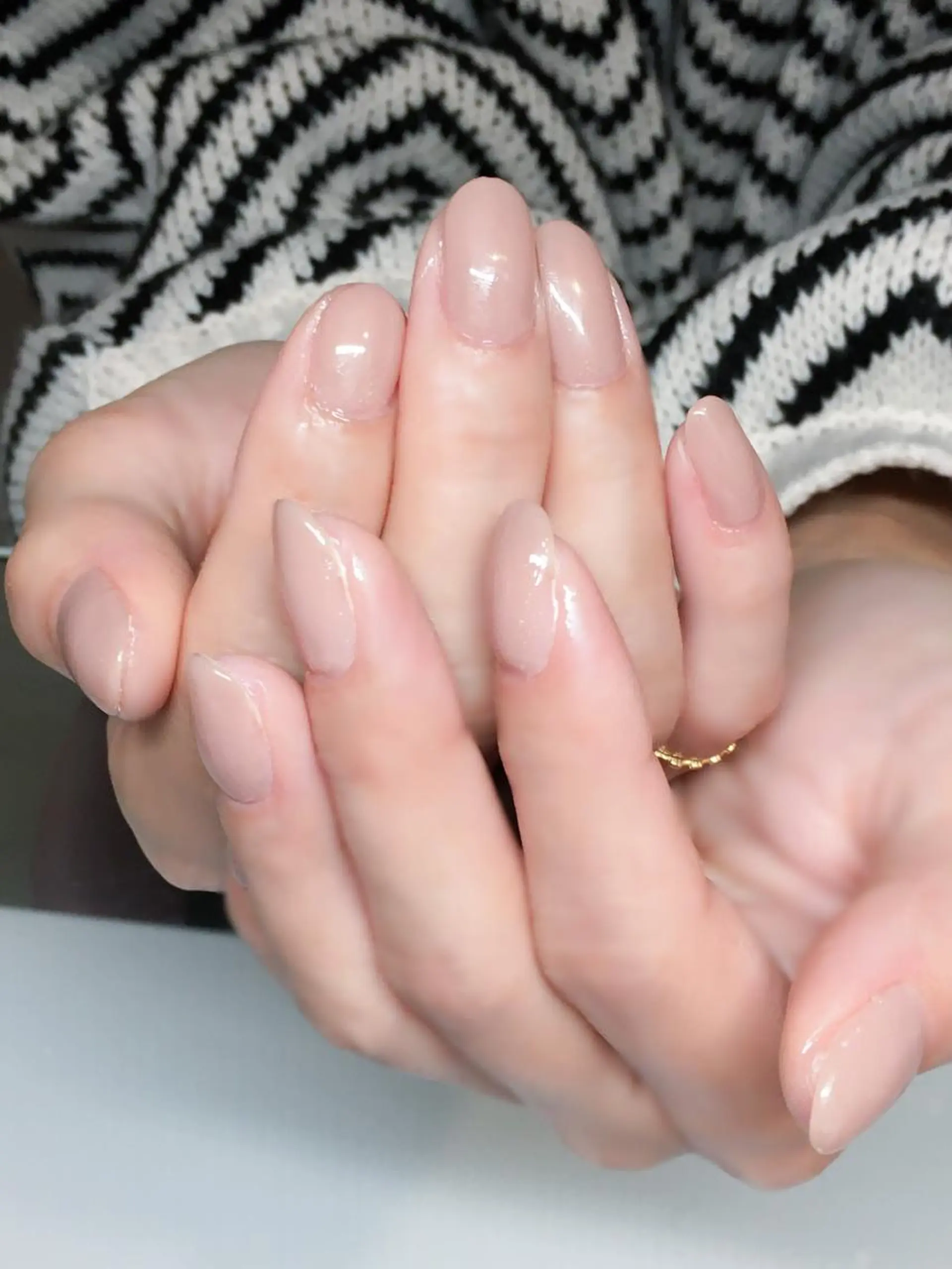 ネイル ジェルネイル オフィスネイル ワンカラーネイル シンプルネイル Nyanco Nailのネイルデザイン