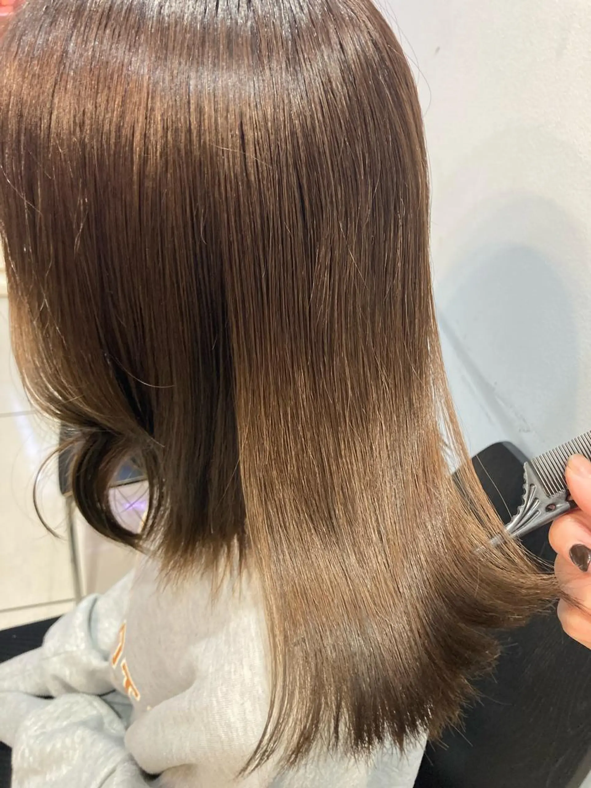 ロング カラー ブラウンカラー オリーブブラウン オリーブカラー 髪質改善 トリートメント レピア　博多駅前店所属・LEPIA 博多駅前店のマツエク・マツパデザイン