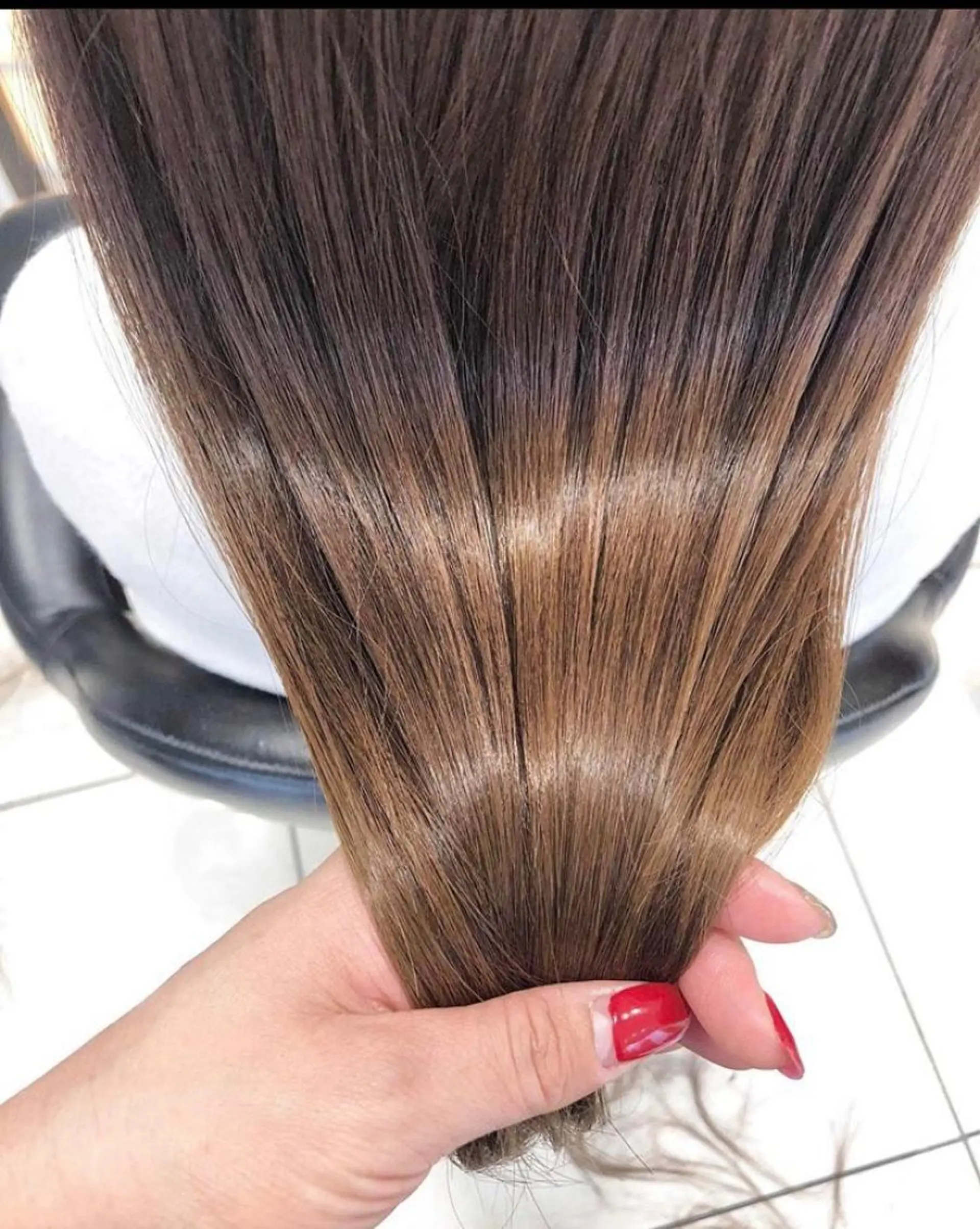 ロング 🦋ミルクティーベー ジュ🦋mayukiのヘアスタイル